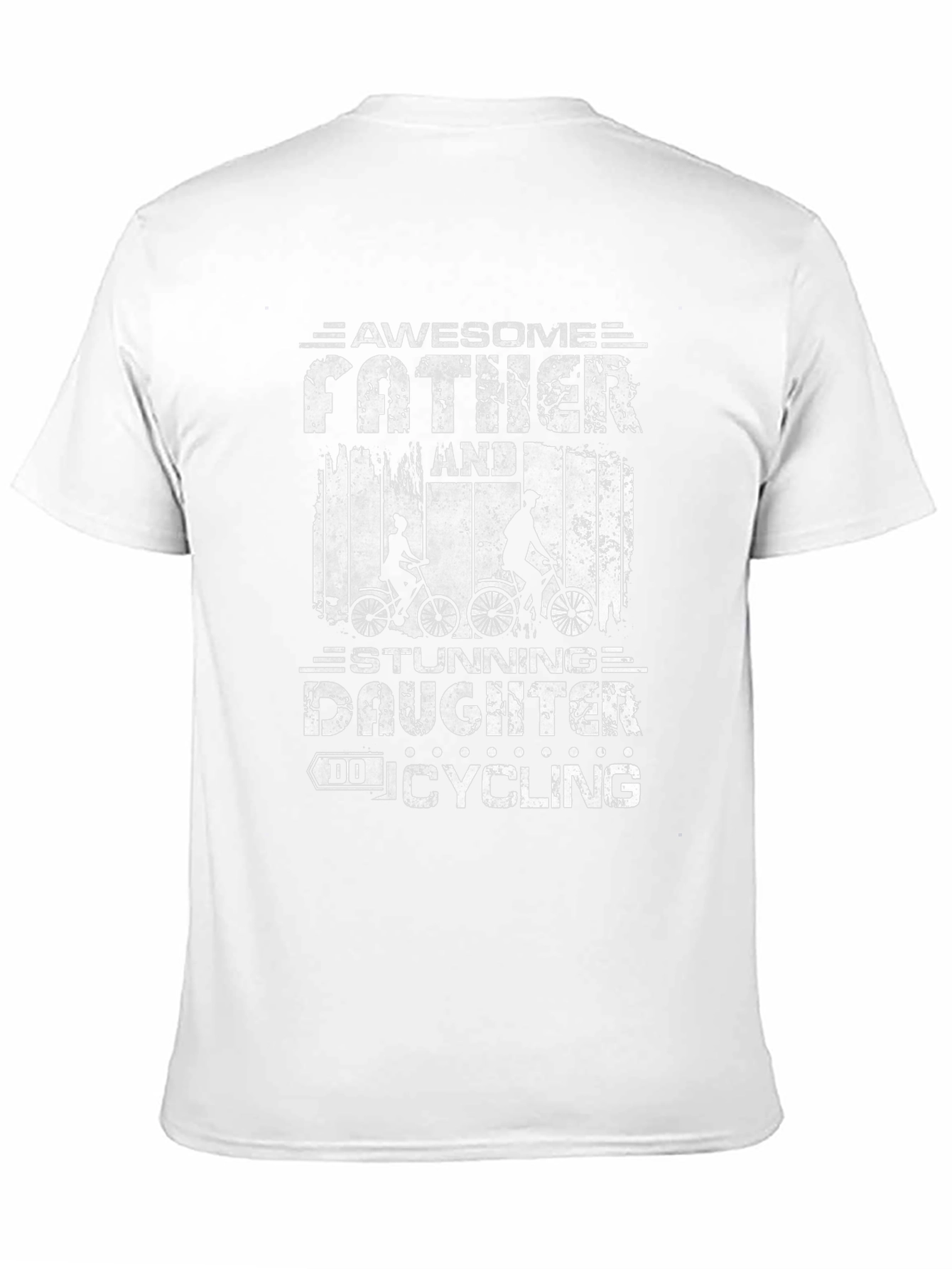 Awesome Father and Daughter Cycling T-Shirt