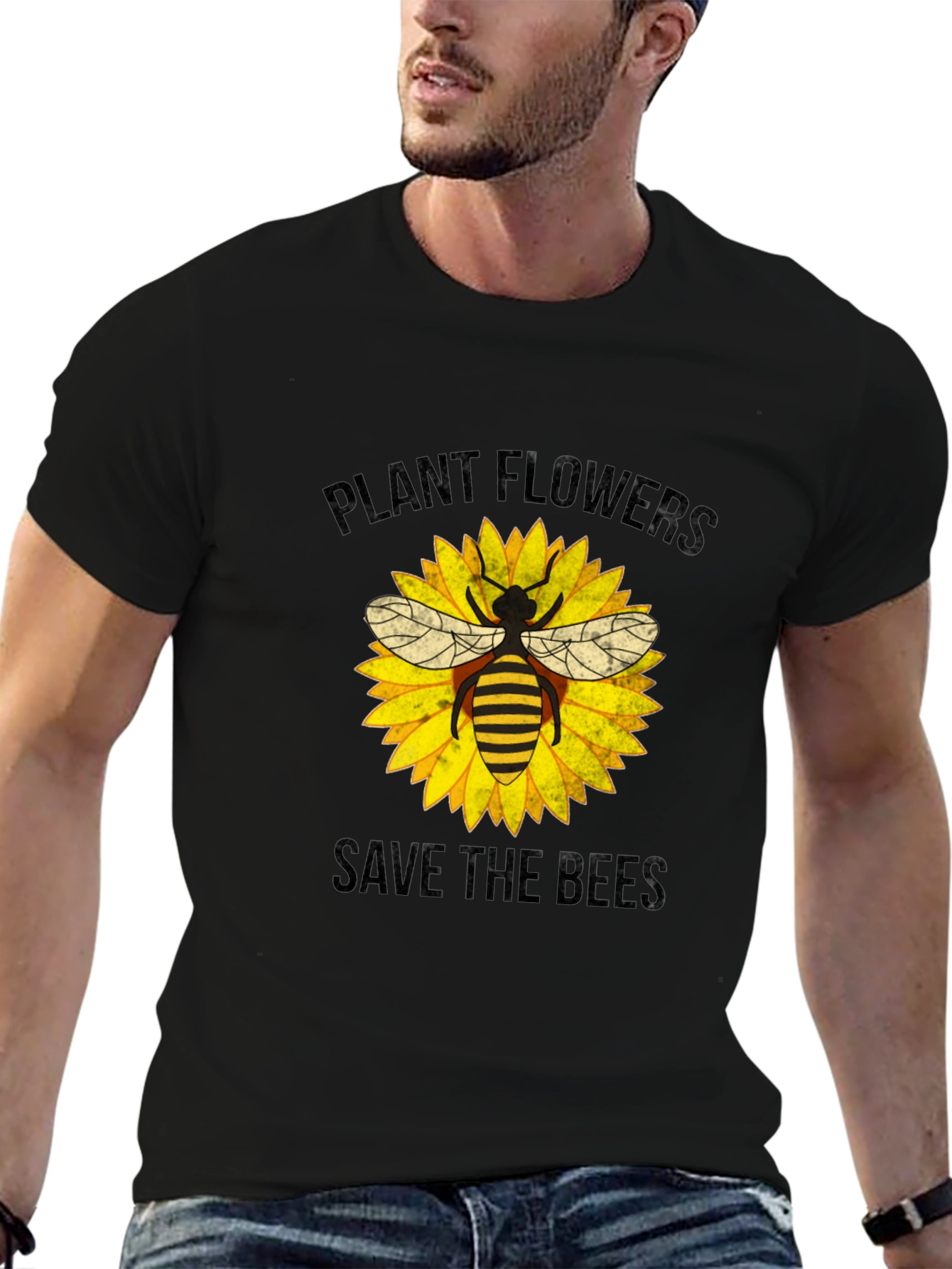 Plant Flowers Save The Bees T-Shirt