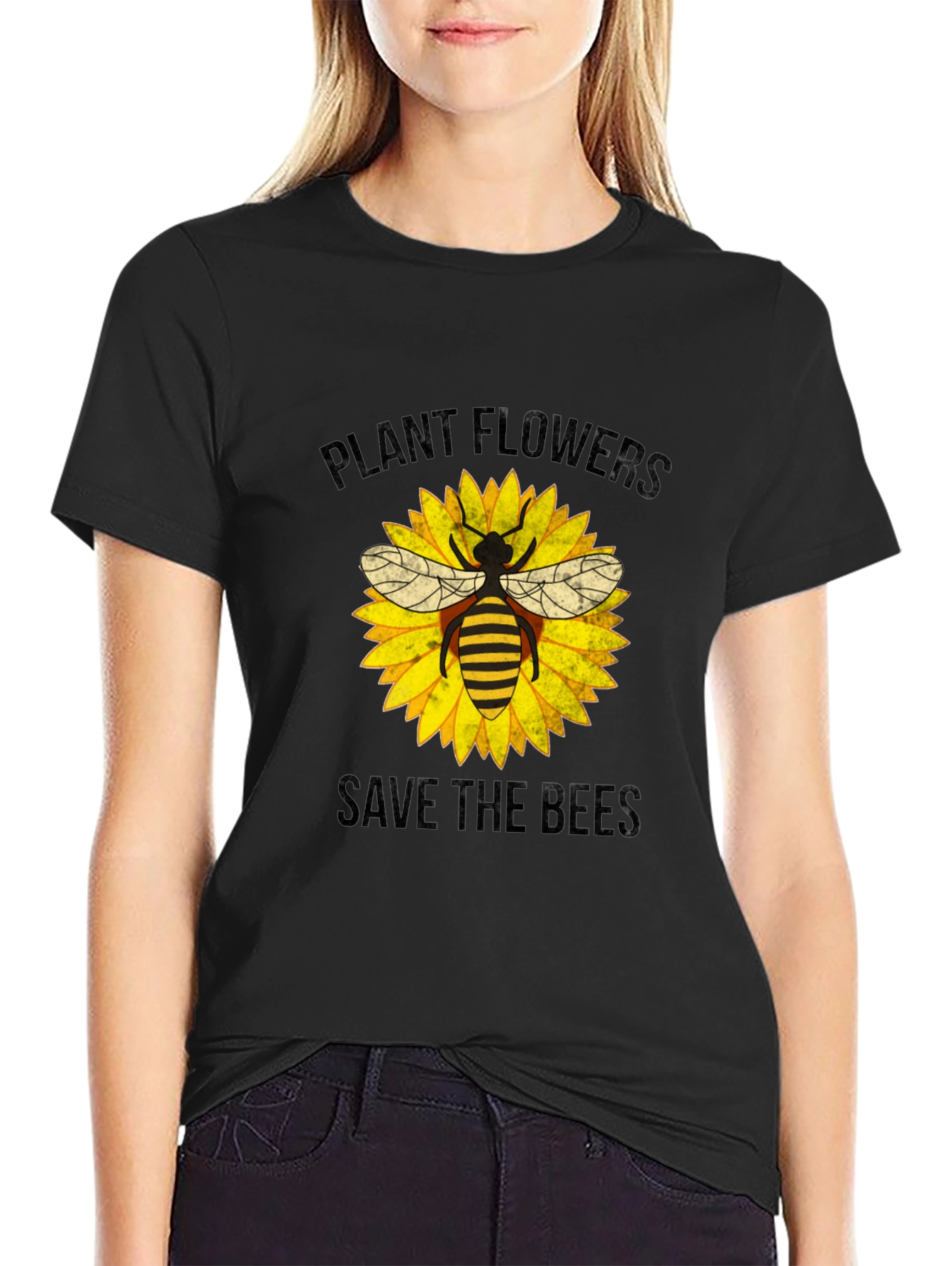 Plant Flowers Save The Bees T-Shirt