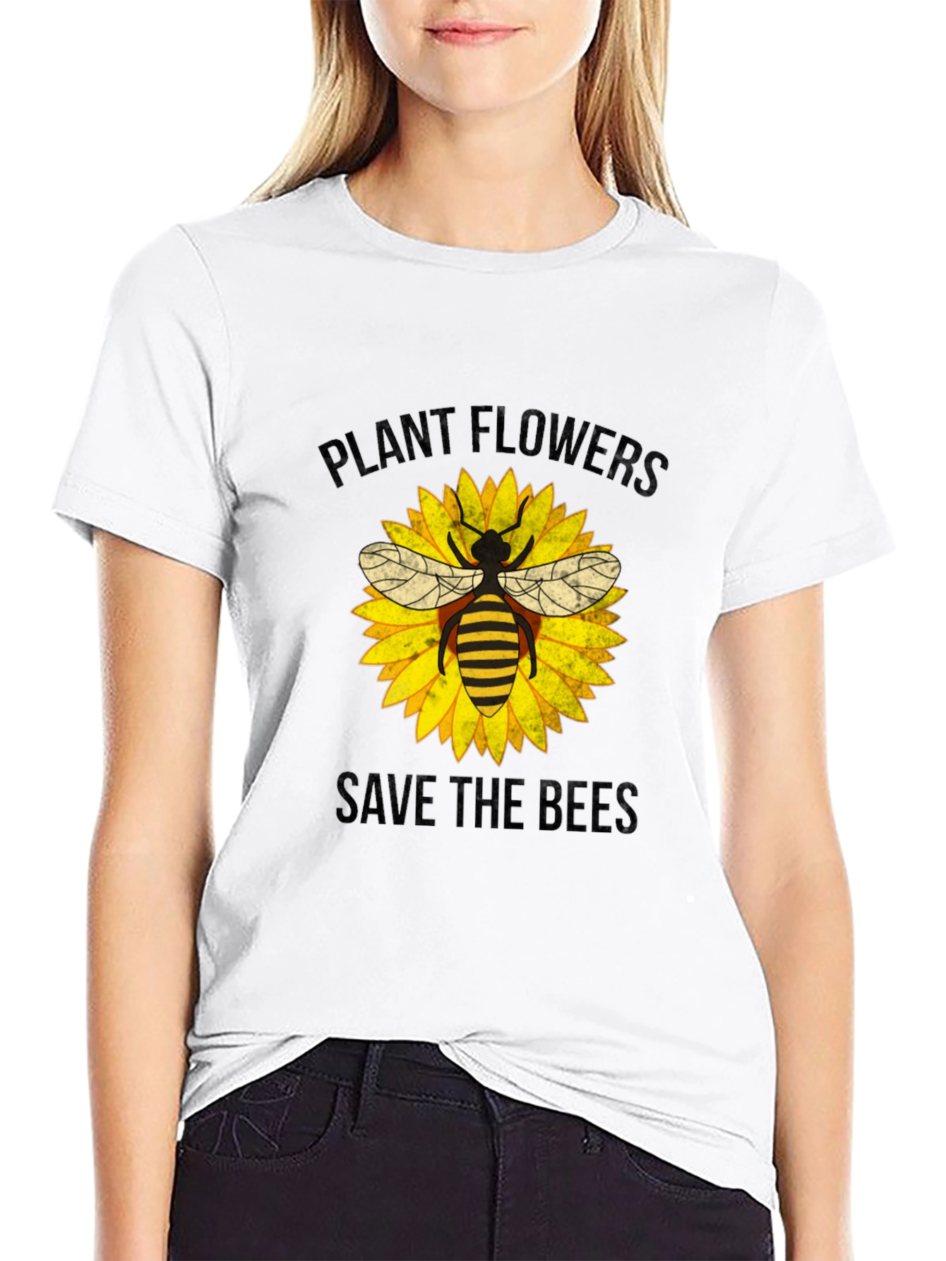 Plant Flowers Save The Bees T-Shirt