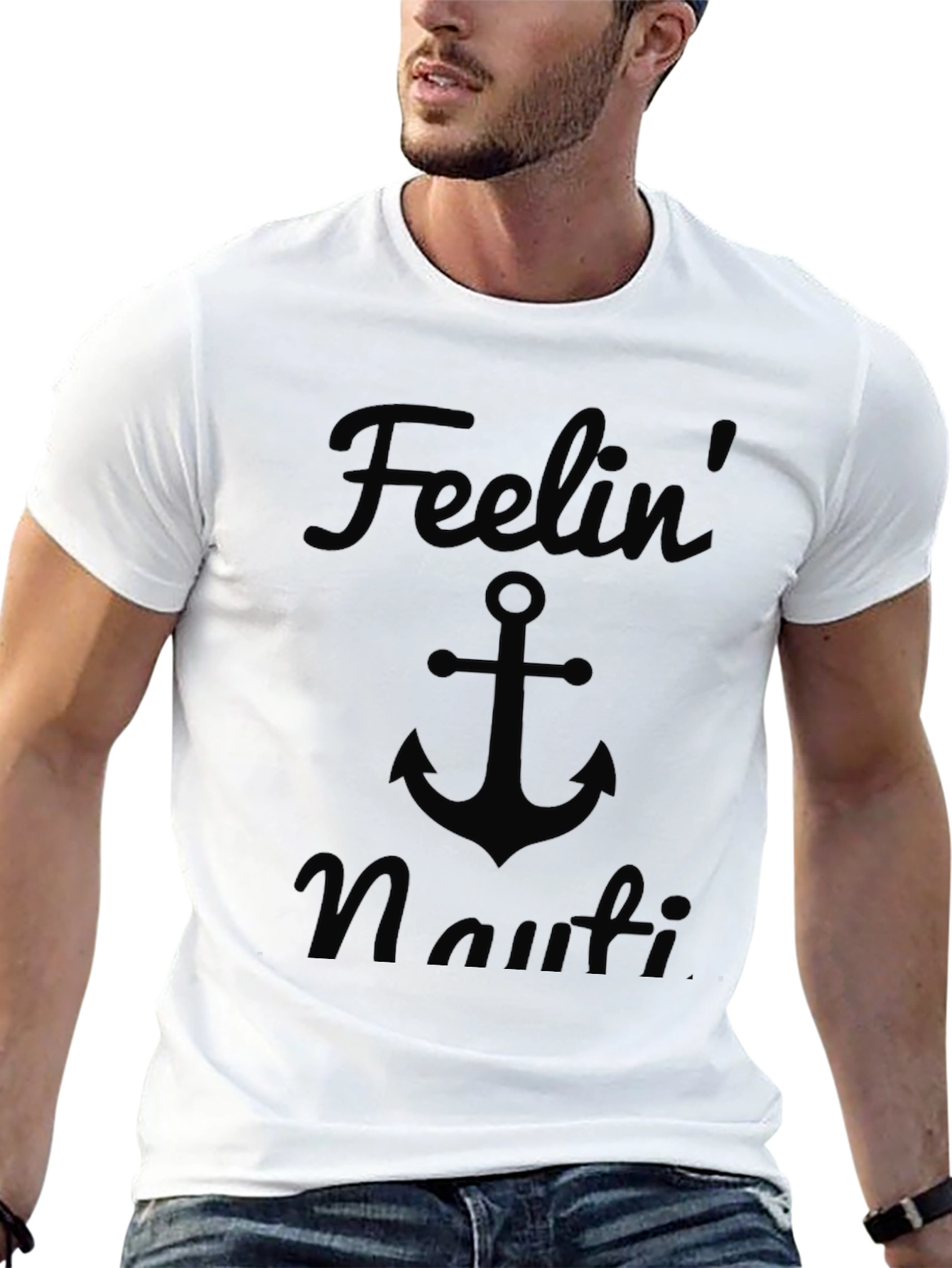 Feelin Nauti Black Graphic Tee