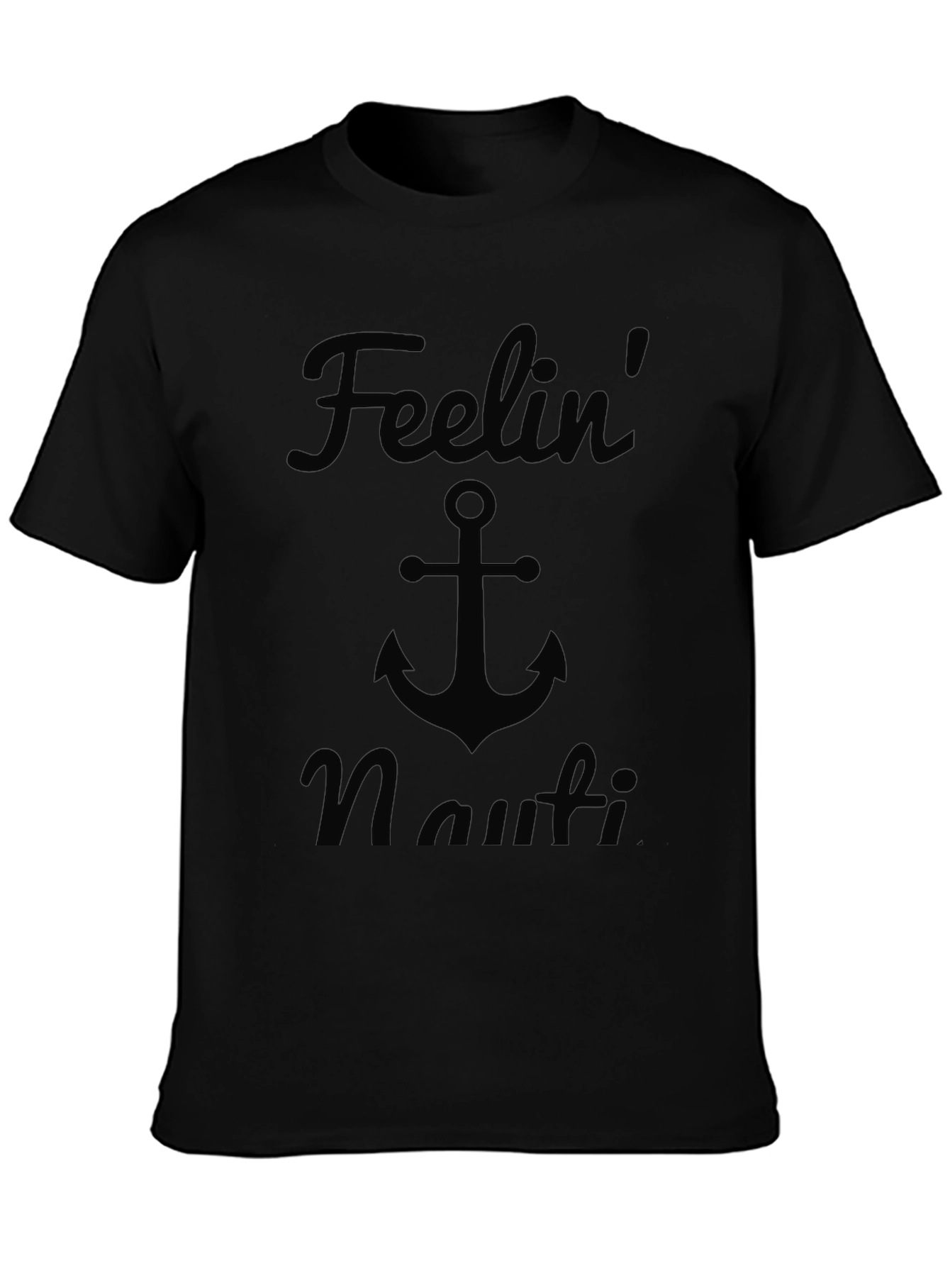 Feelin Nauti Black Graphic Tee