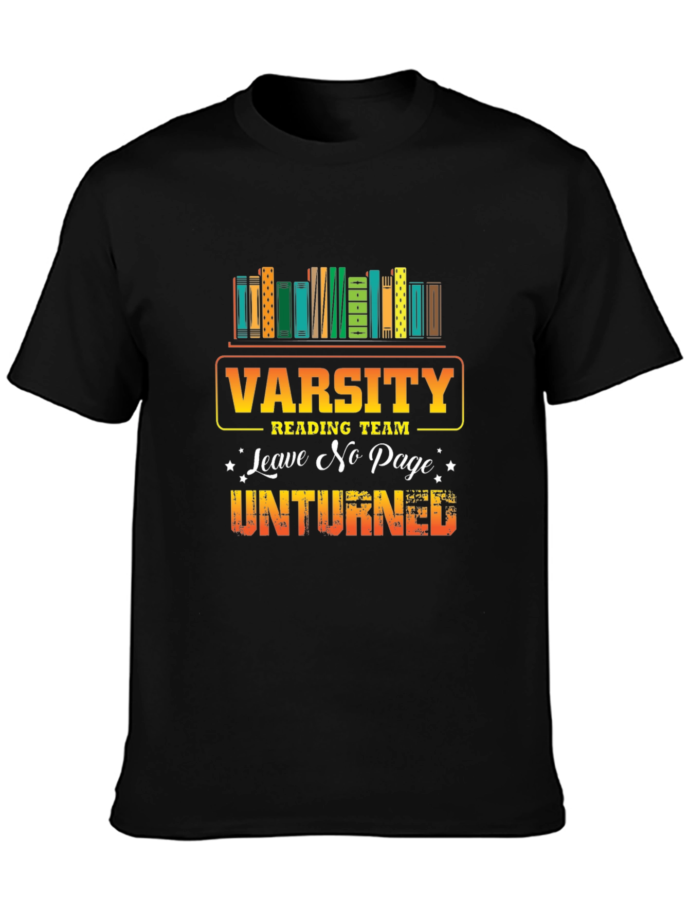 Varsity Reading Team T-Shirt - Book Lover Tee