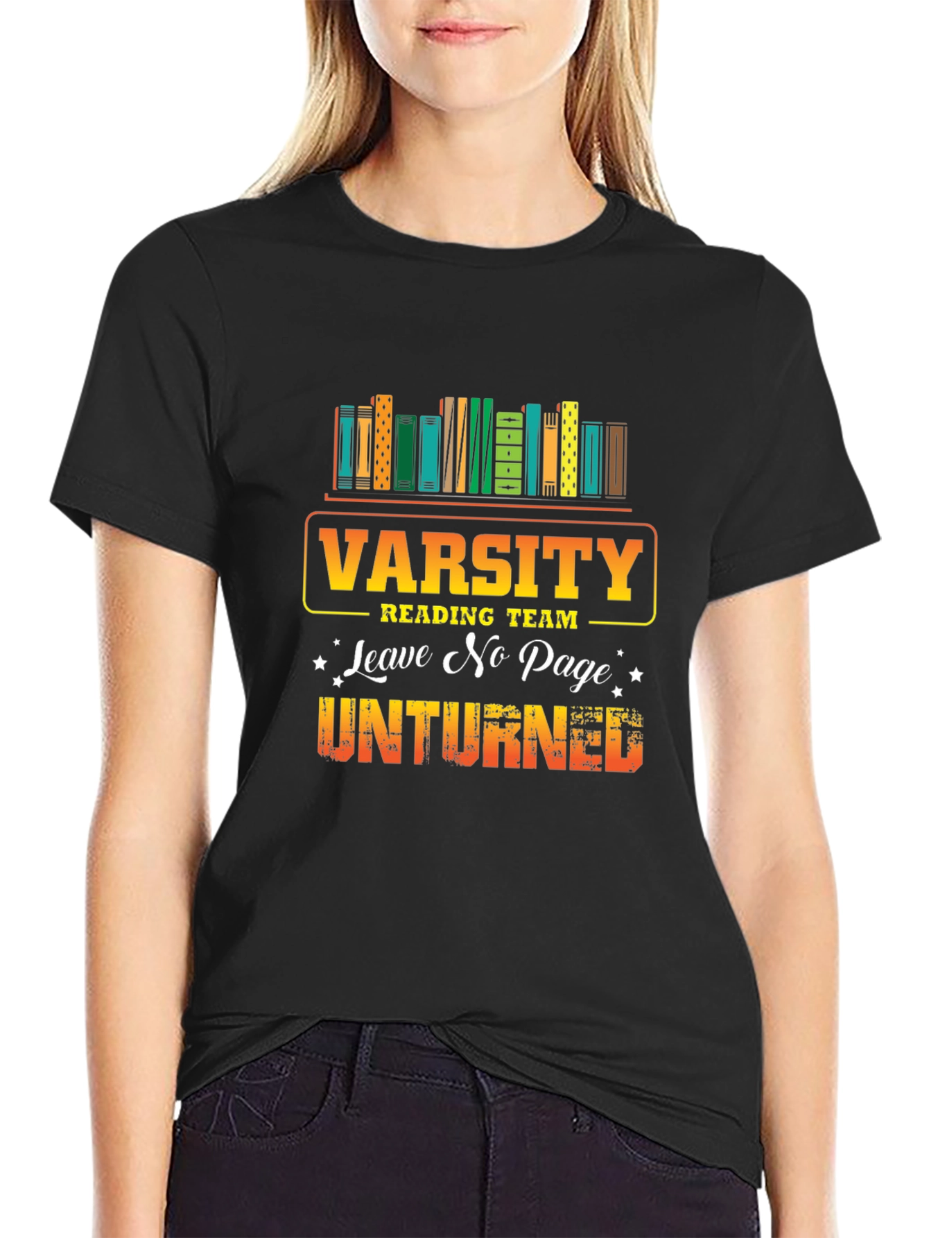 Varsity Reading Team T-Shirt - Book Lover Tee