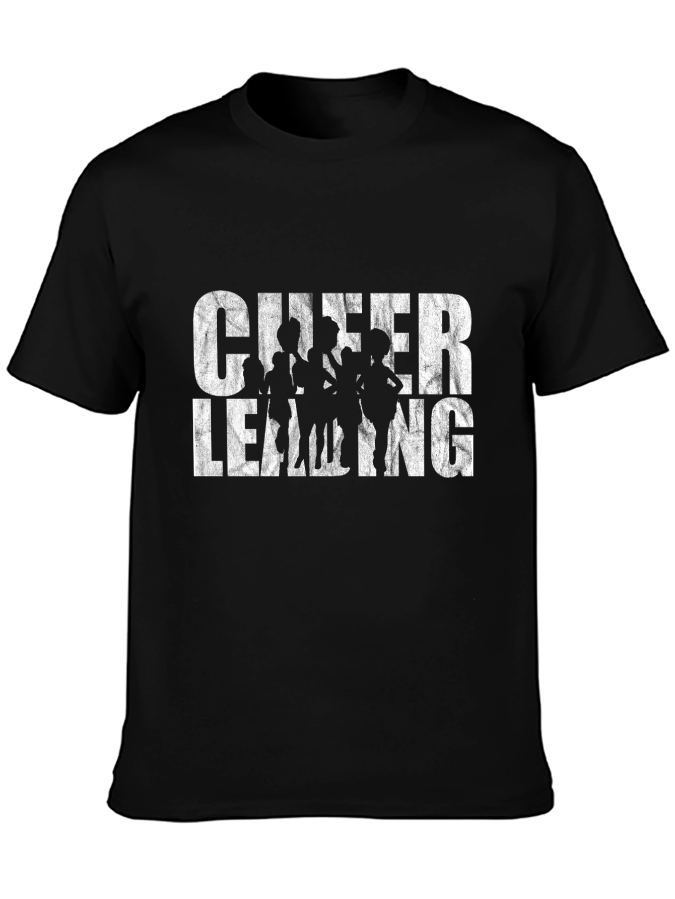 Cheerleading Graphic Tee - Black Unisex T-Shirt