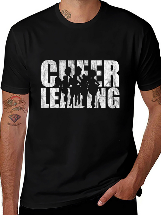 Cheerleading Graphic Tee - Black Unisex T-Shirt