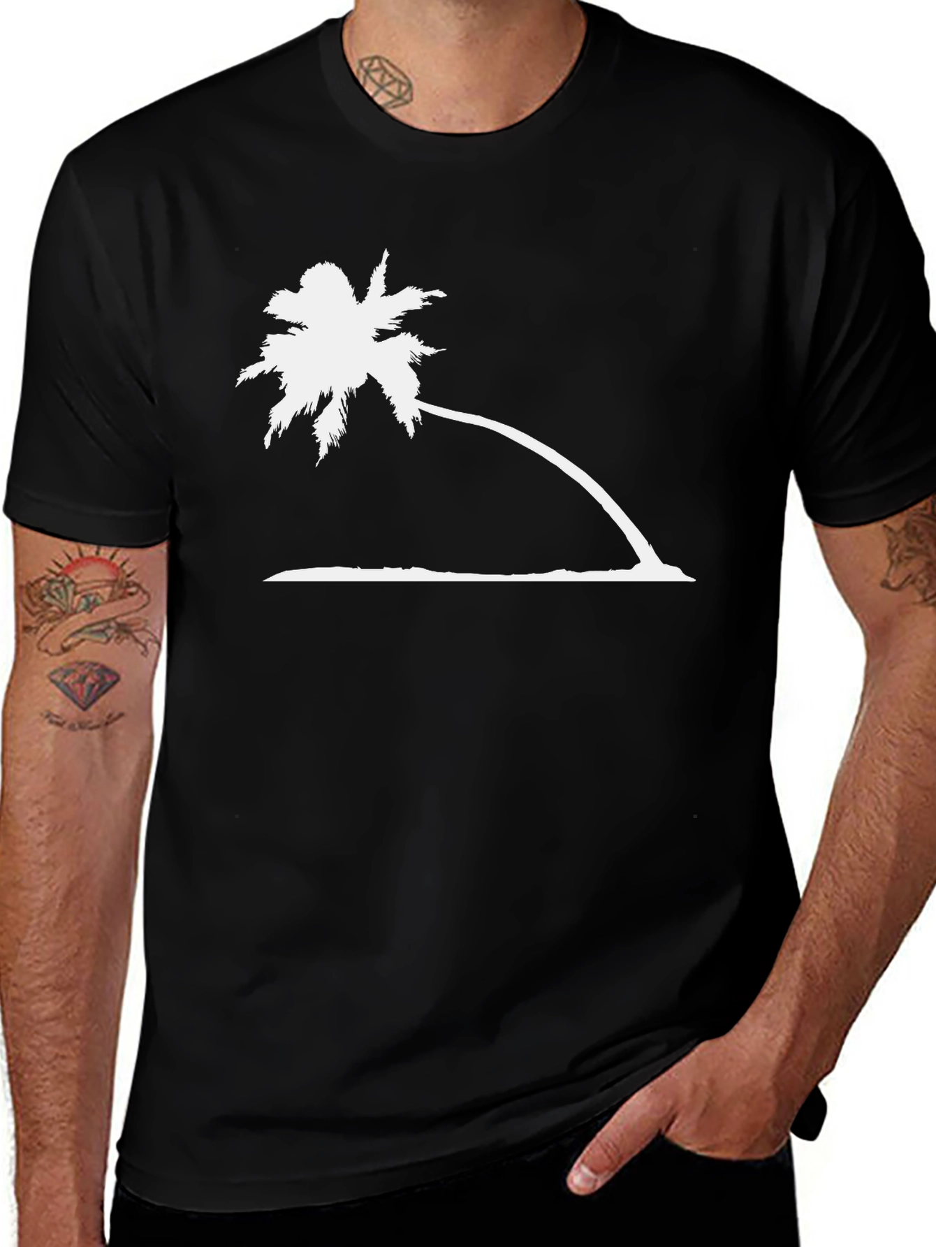 Tropical Palm Tee - Island Vibes Shirt
