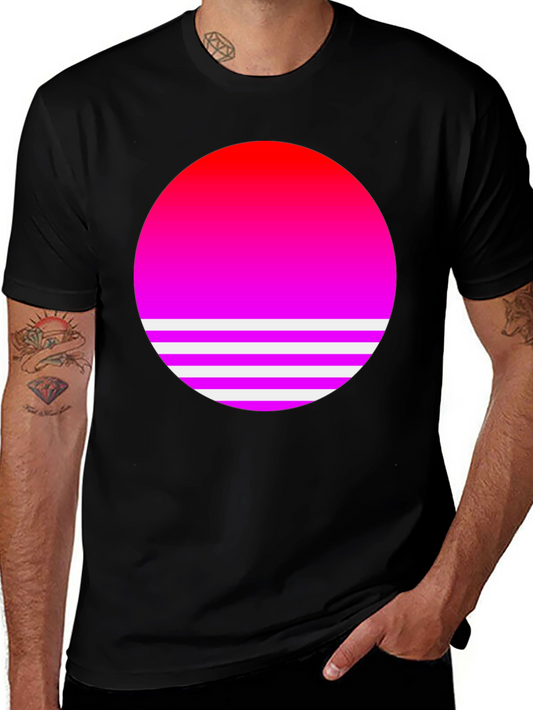 Retro Sunset T-Shirt - Stylish Graphic Tee