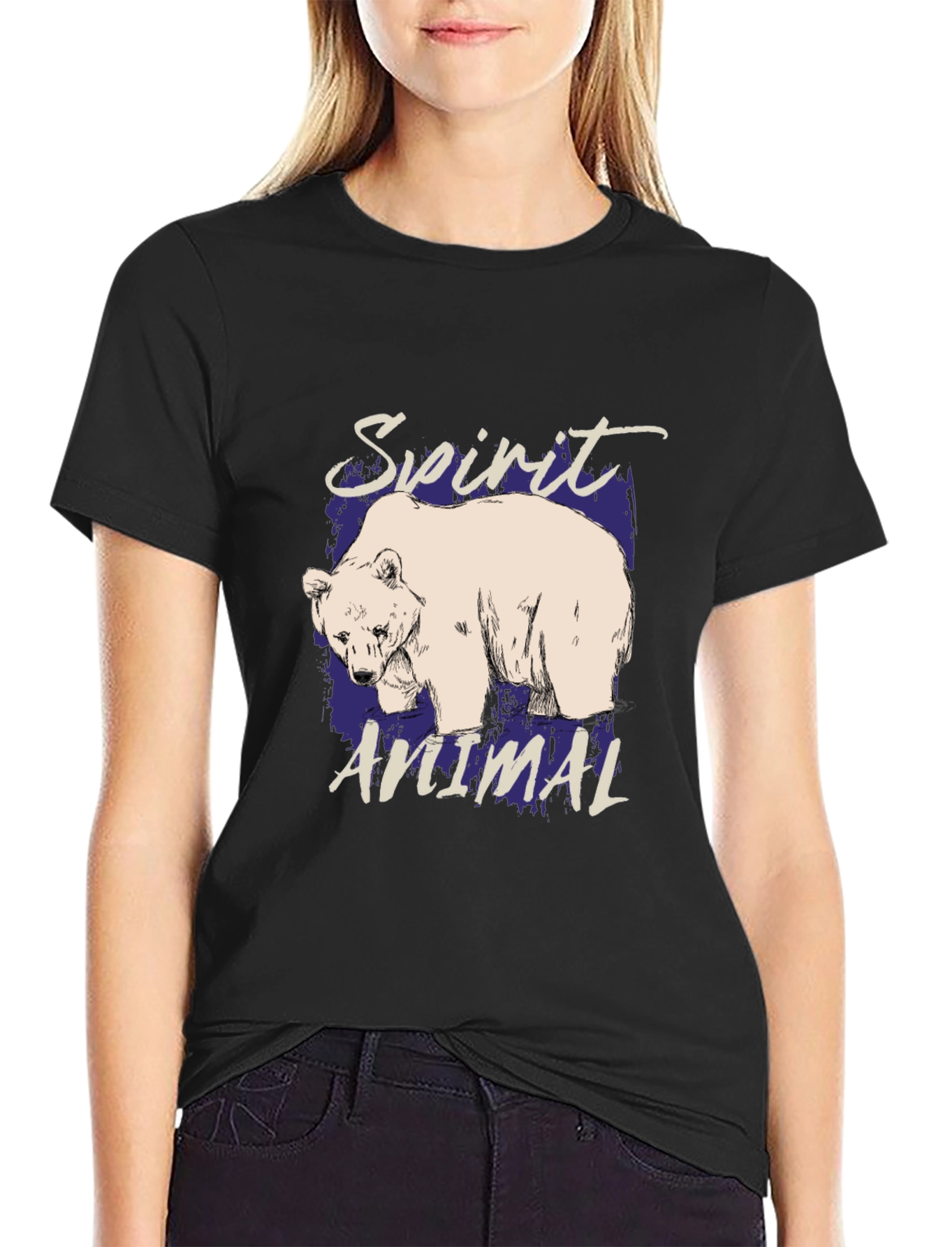 Bear Spirit Animal Graphic T-Shirt