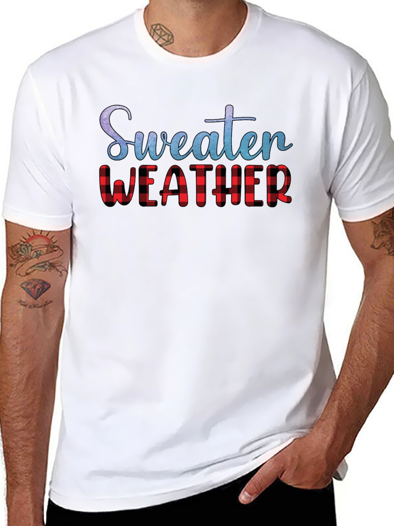 Sweater Weather Graphic Tee - Cozy Season Shirt