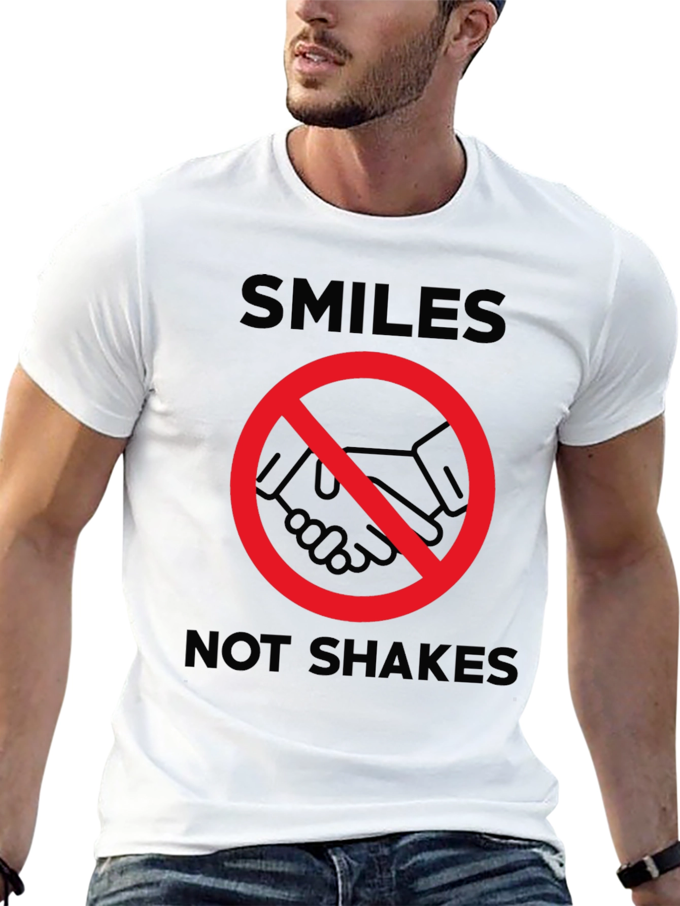 Smiles Not Shakes Graphic Tee