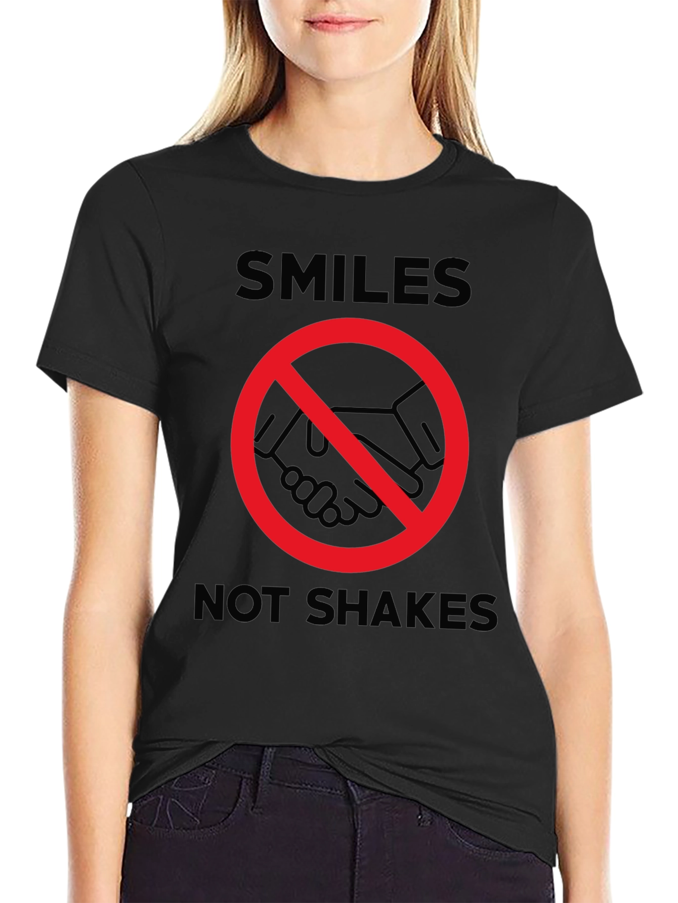 Smiles Not Shakes Graphic Tee