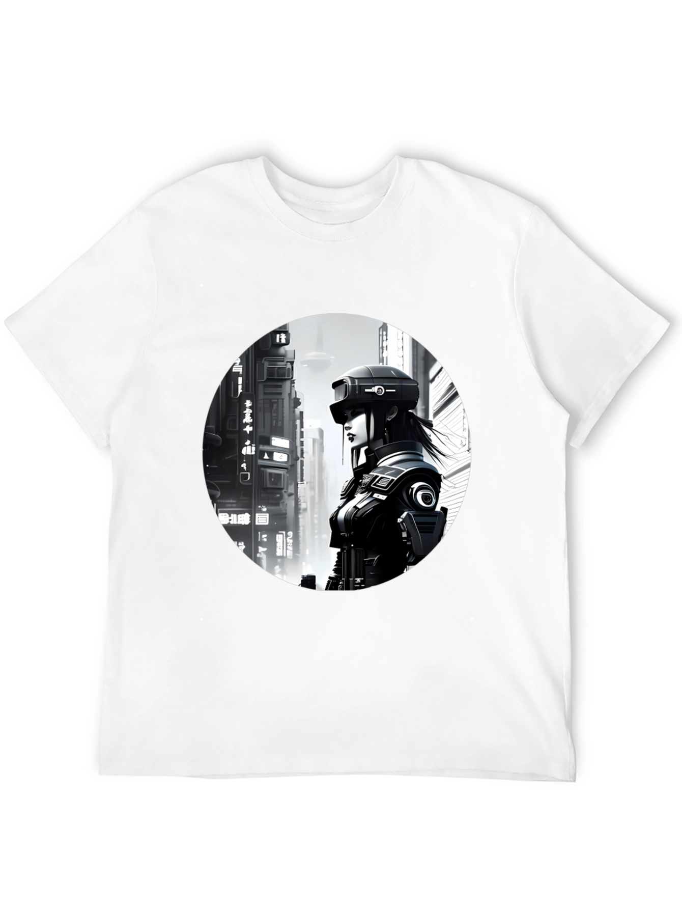 Cyberpunk Cityscape T-Shirt