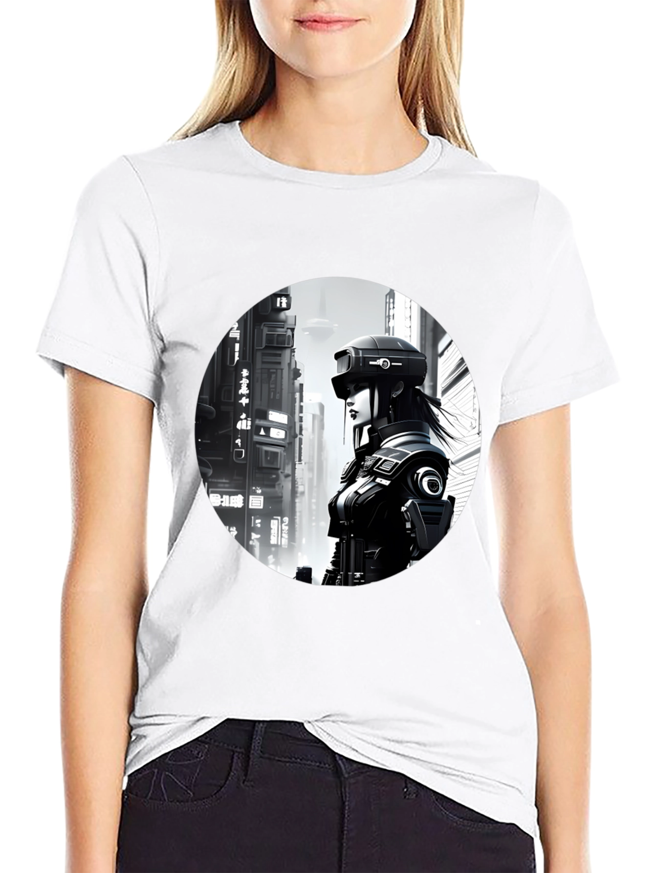 Cyberpunk Cityscape T-Shirt