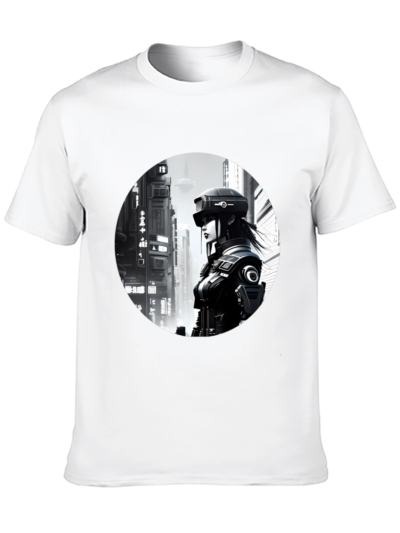 Cyberpunk Cityscape T-Shirt