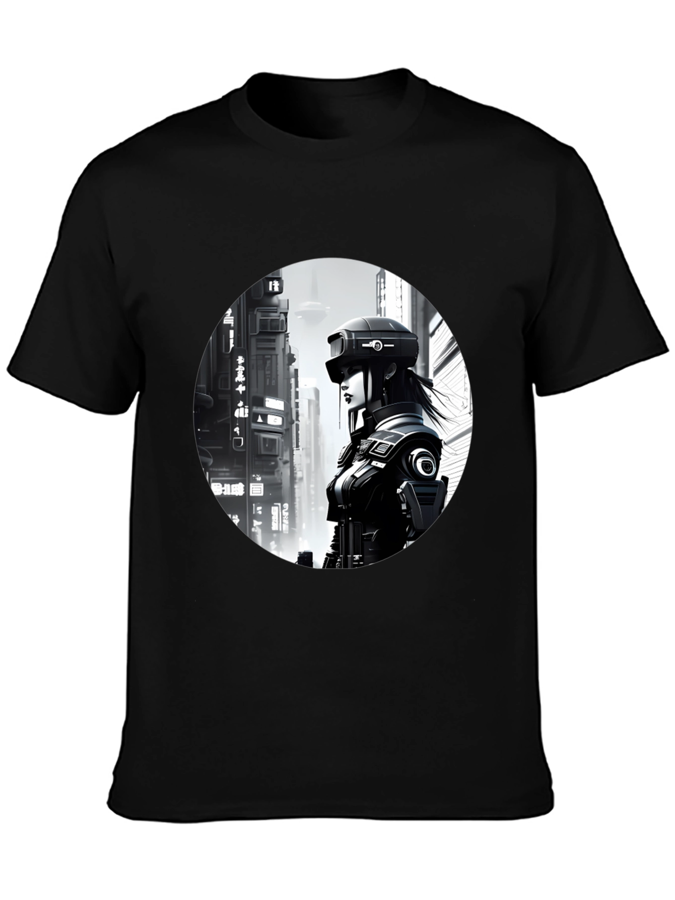 Cyberpunk Cityscape T-Shirt