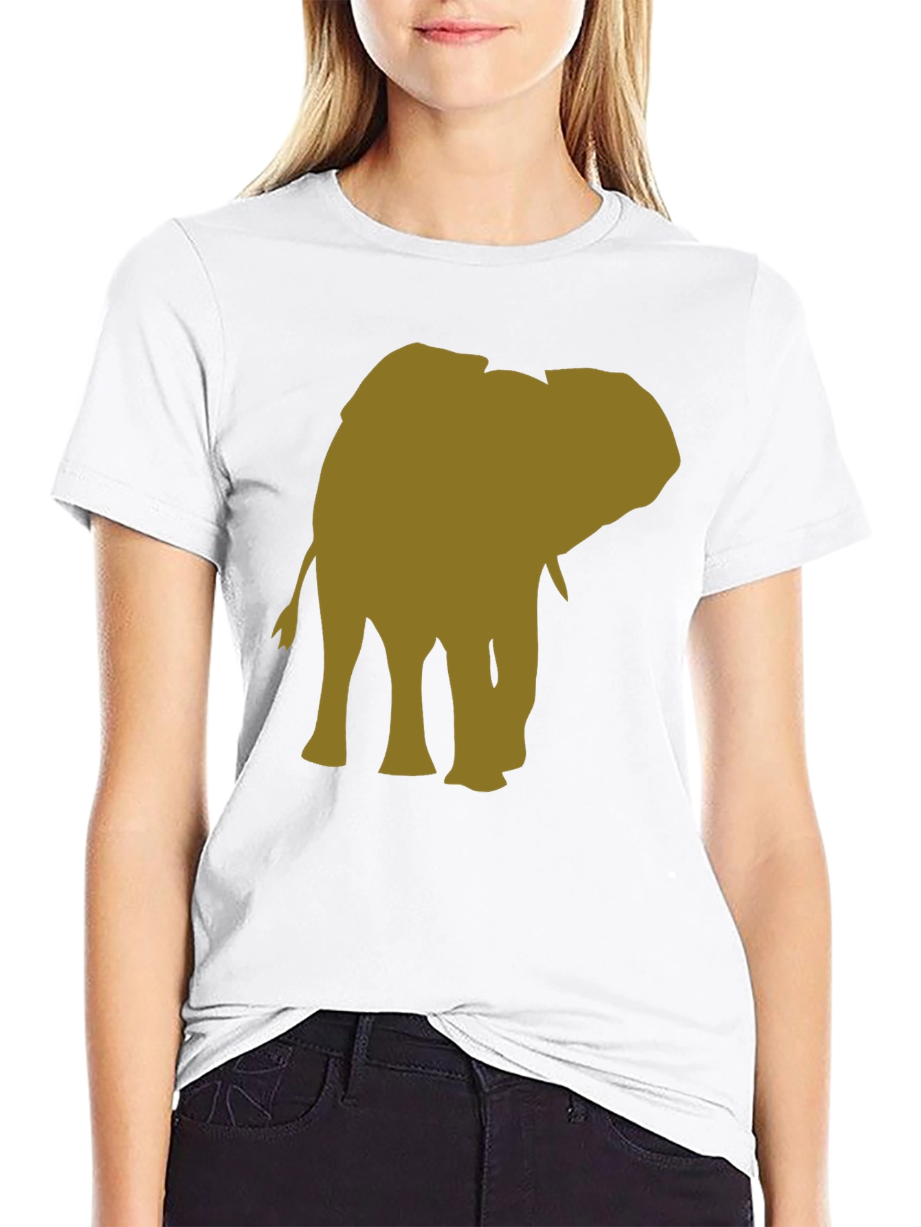 Elephant Graphic T-Shirt - Black