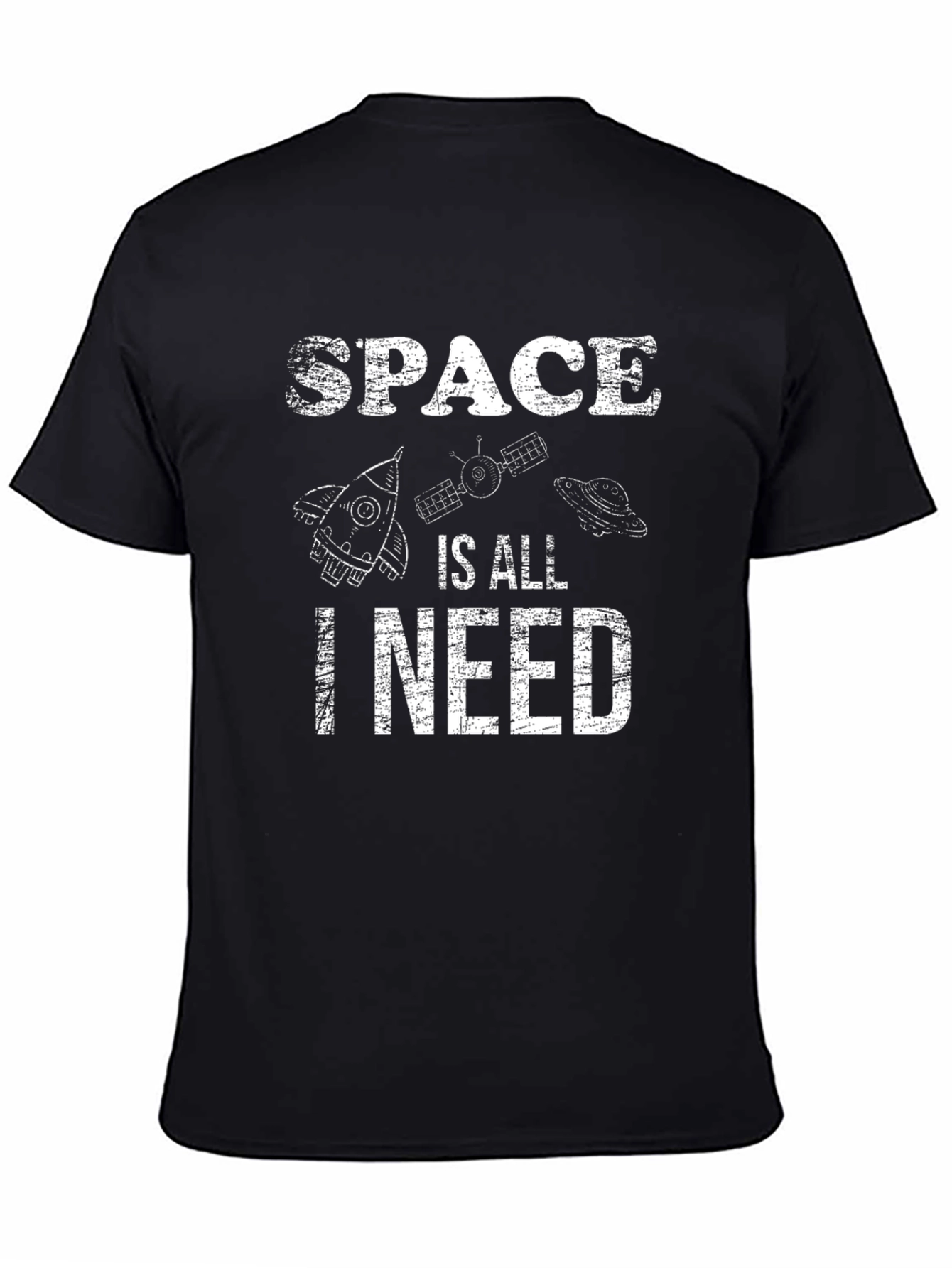 Space Is All I Need Graphic T-Shirt