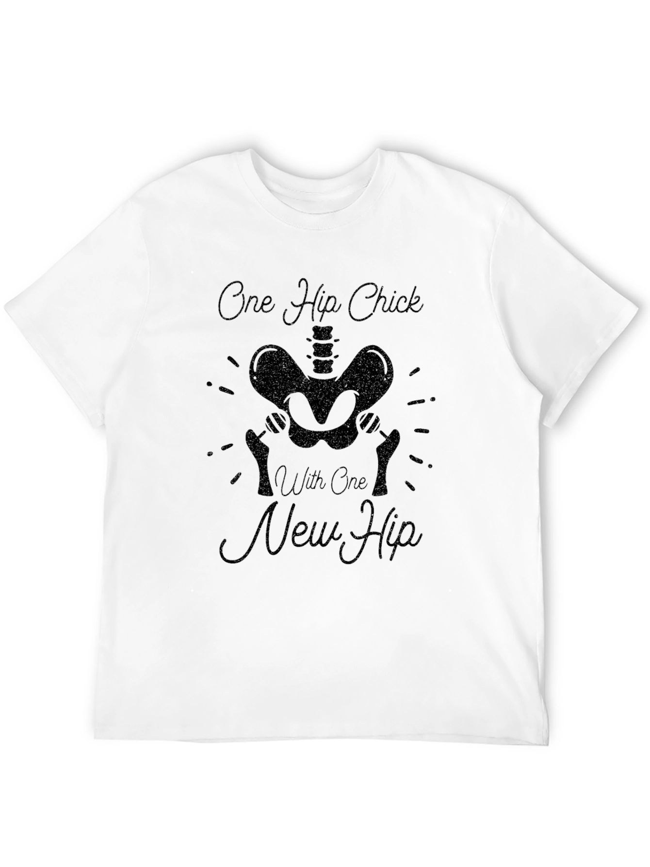 One Hip Chick New Hip Black T-Shirt