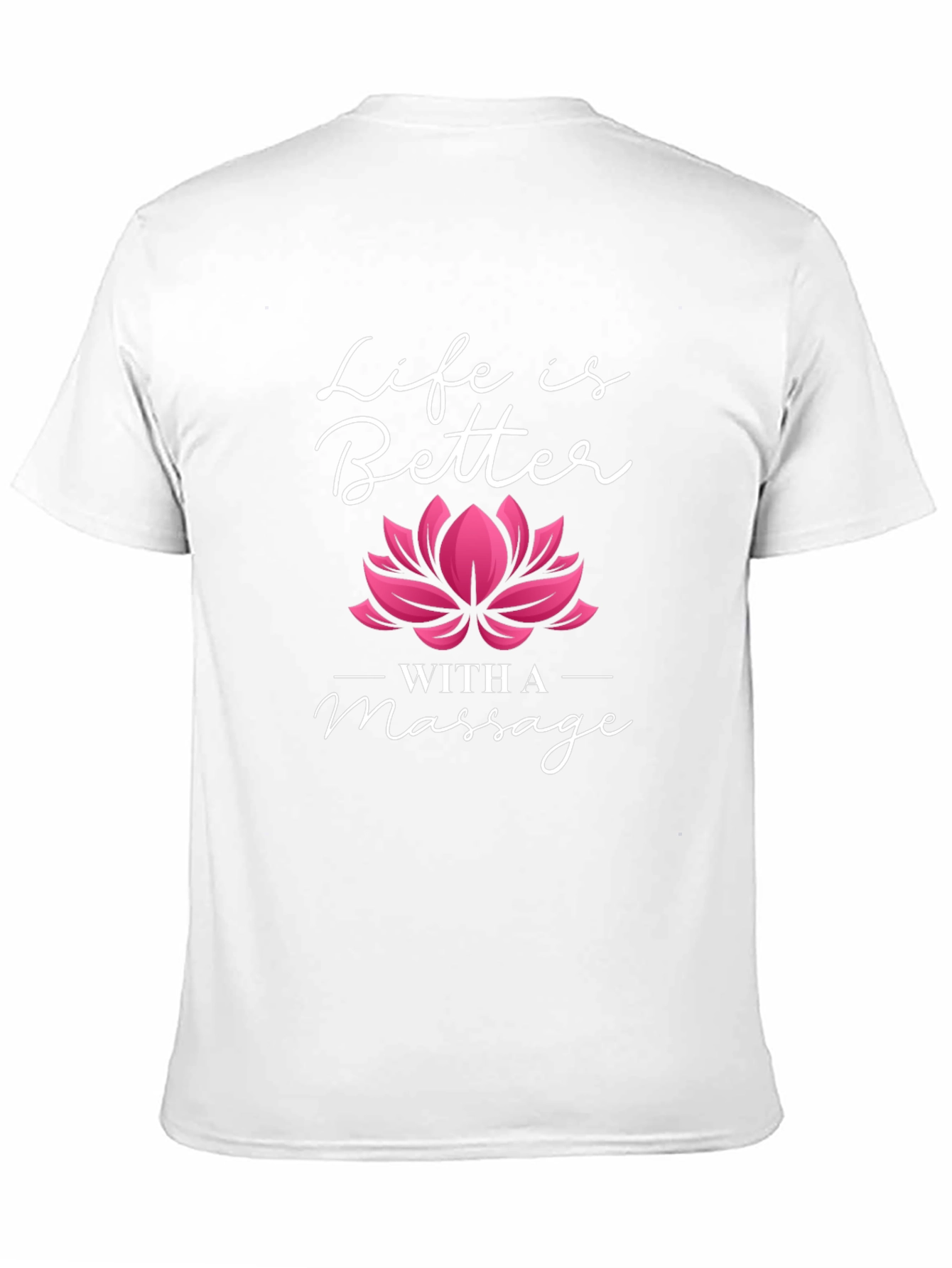 Life is Better with a Massage Black T-Shirt