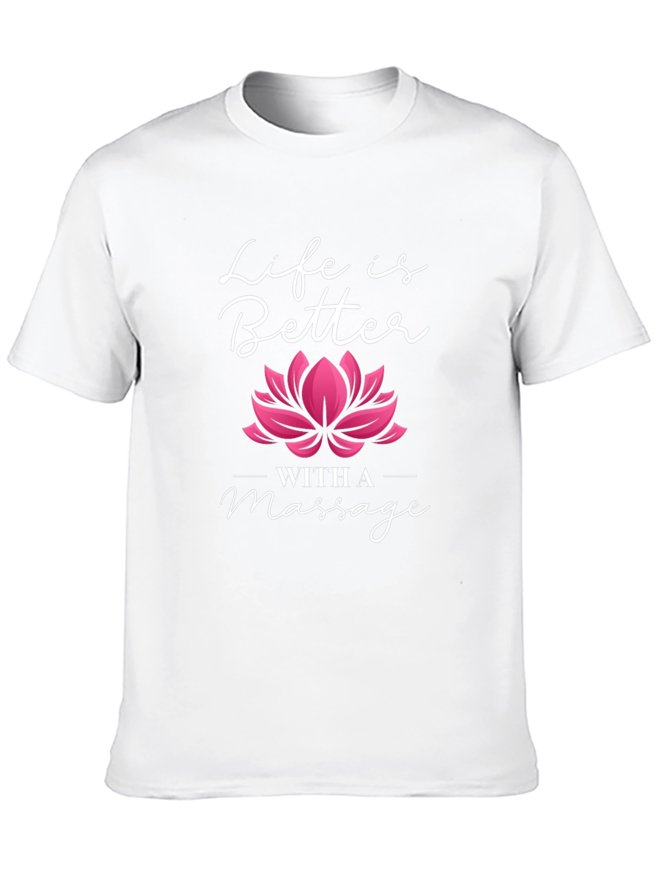 Life is Better with a Massage Black T-Shirt