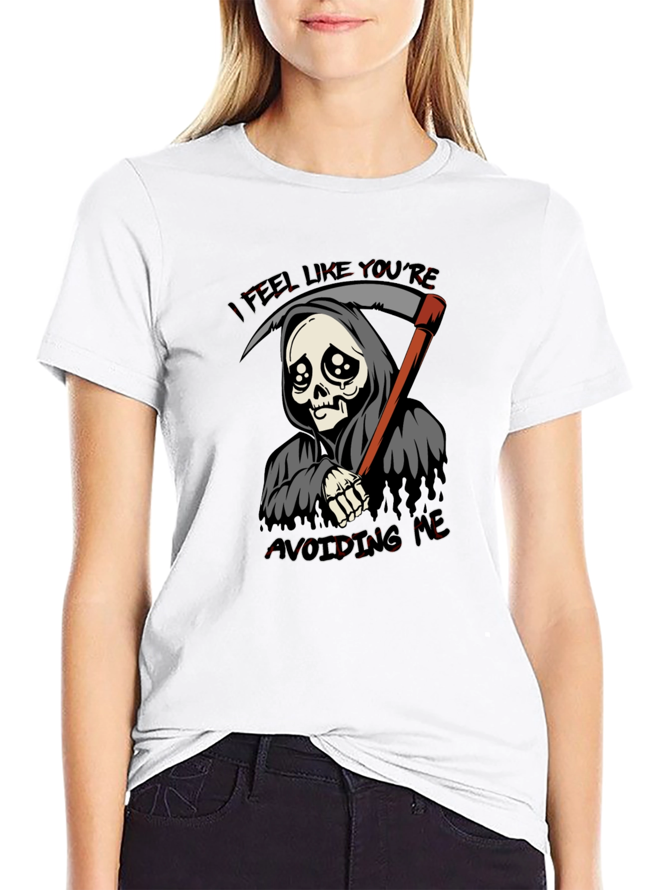 Sad Reaper T-Shirt - Avoiding Me Tee