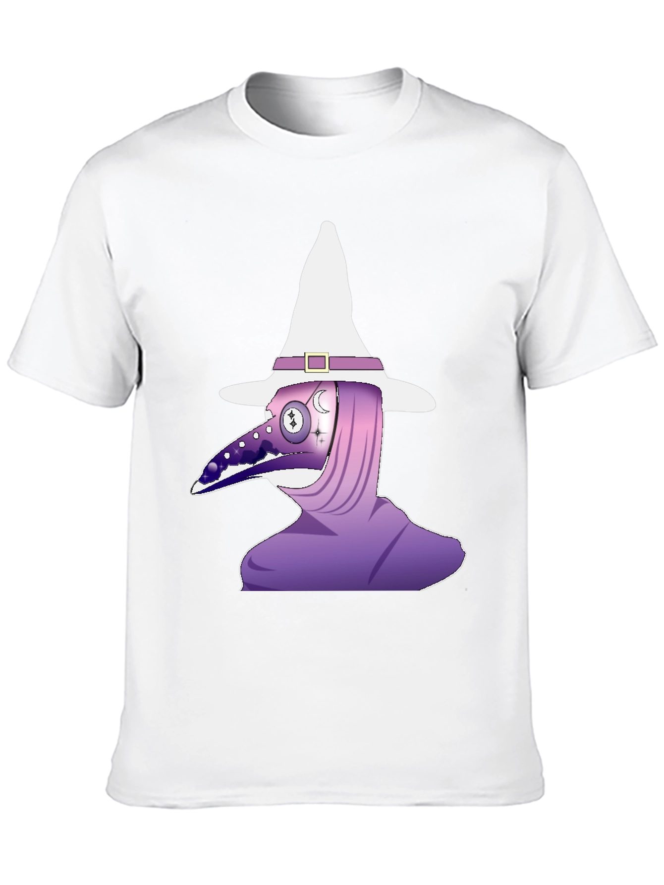 Plague Doctor Witch Black T-Shirt