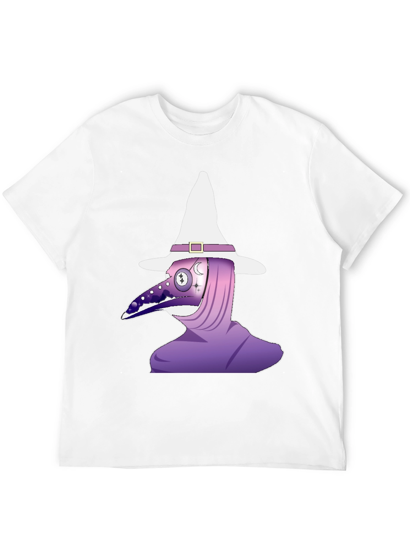 Plague Doctor Witch Black T-Shirt