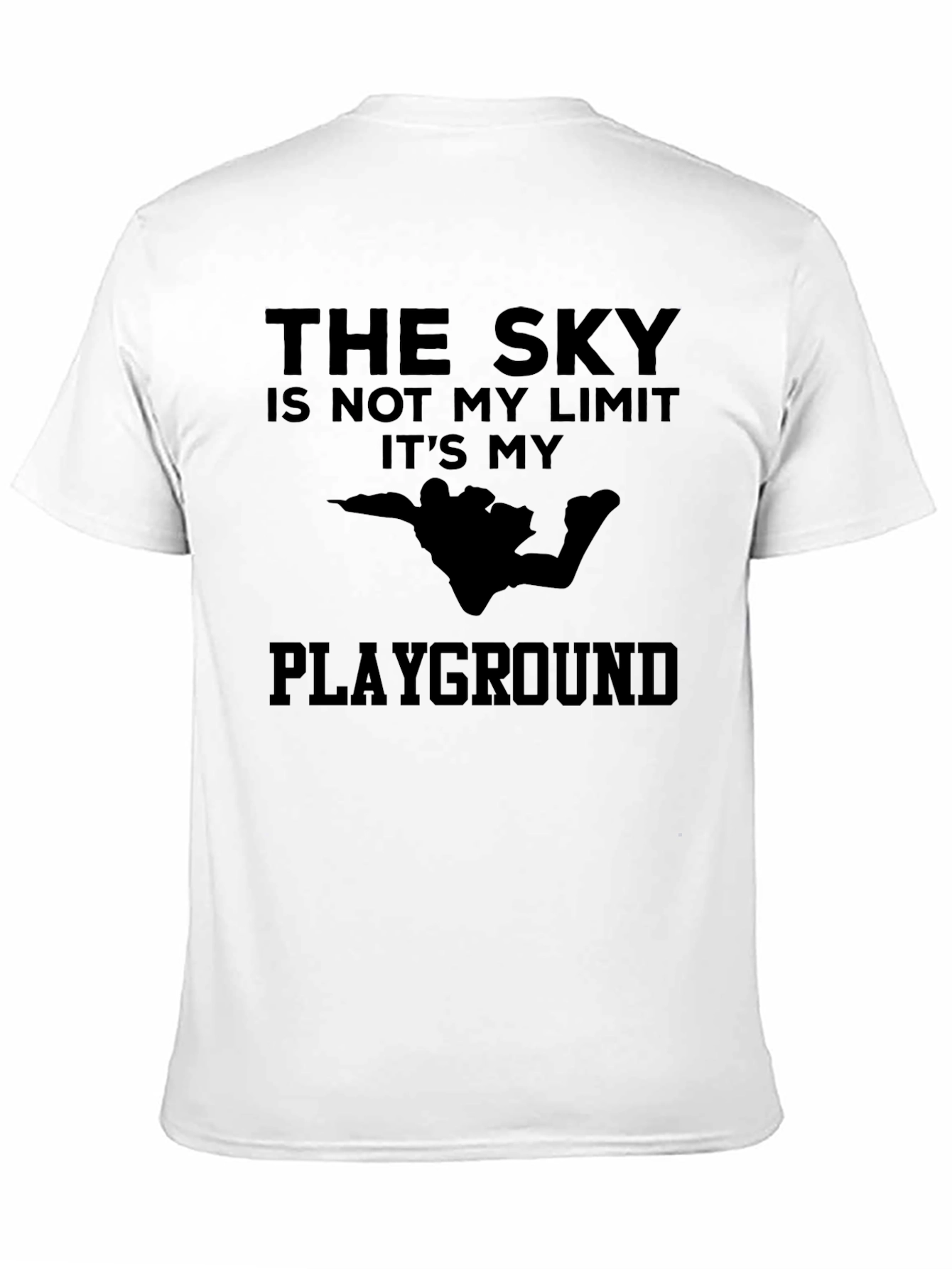 The Sky is My Playground Black T-Shirt