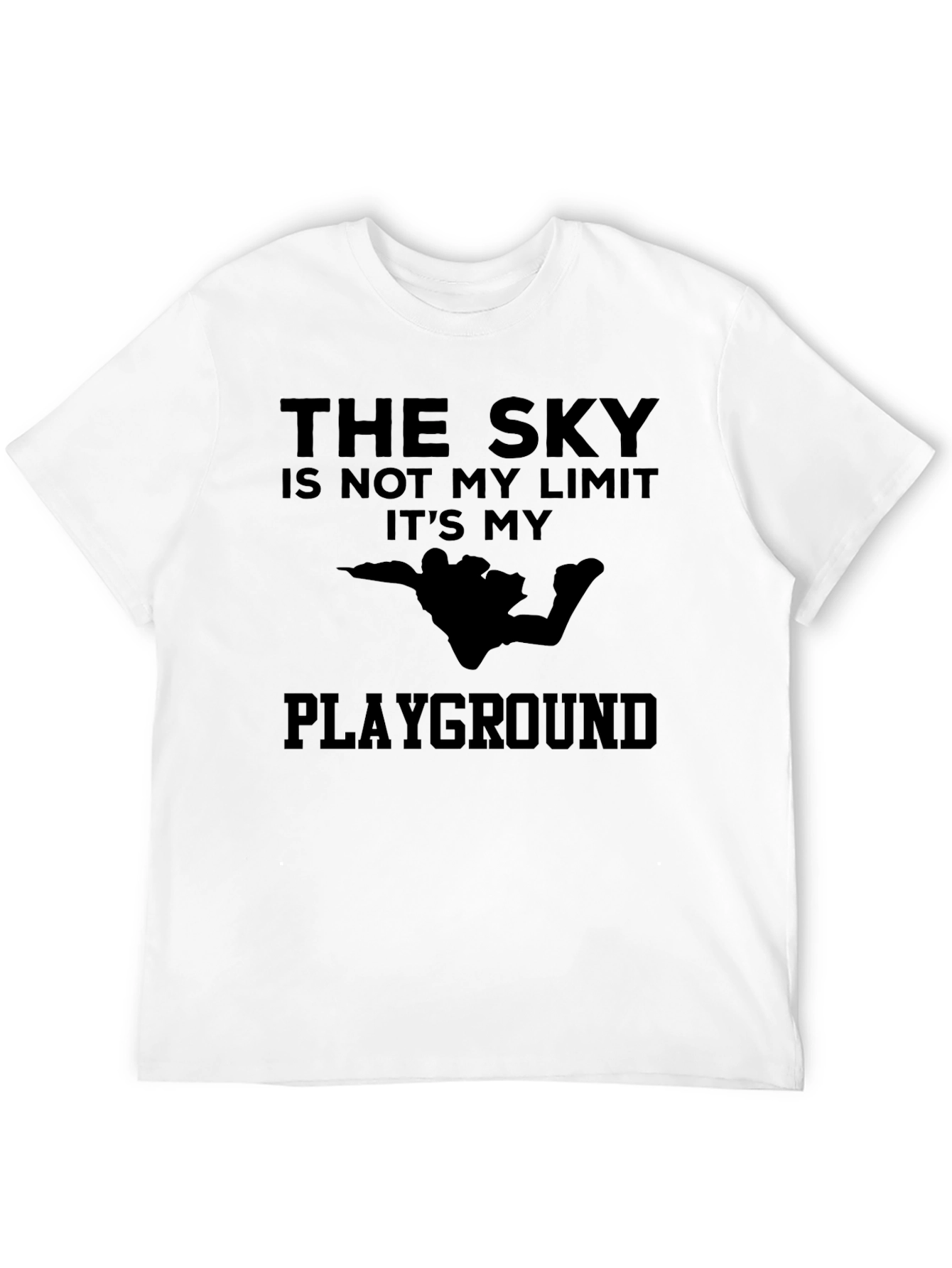 The Sky is My Playground Black T-Shirt