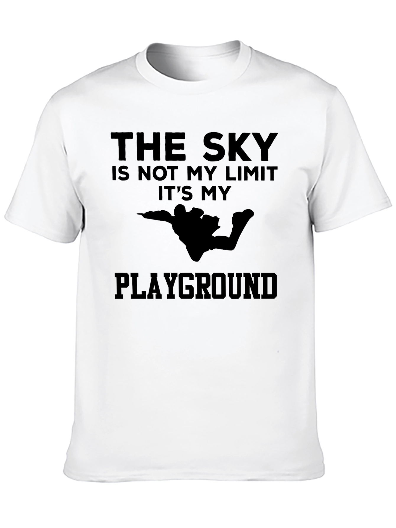 The Sky is My Playground Black T-Shirt