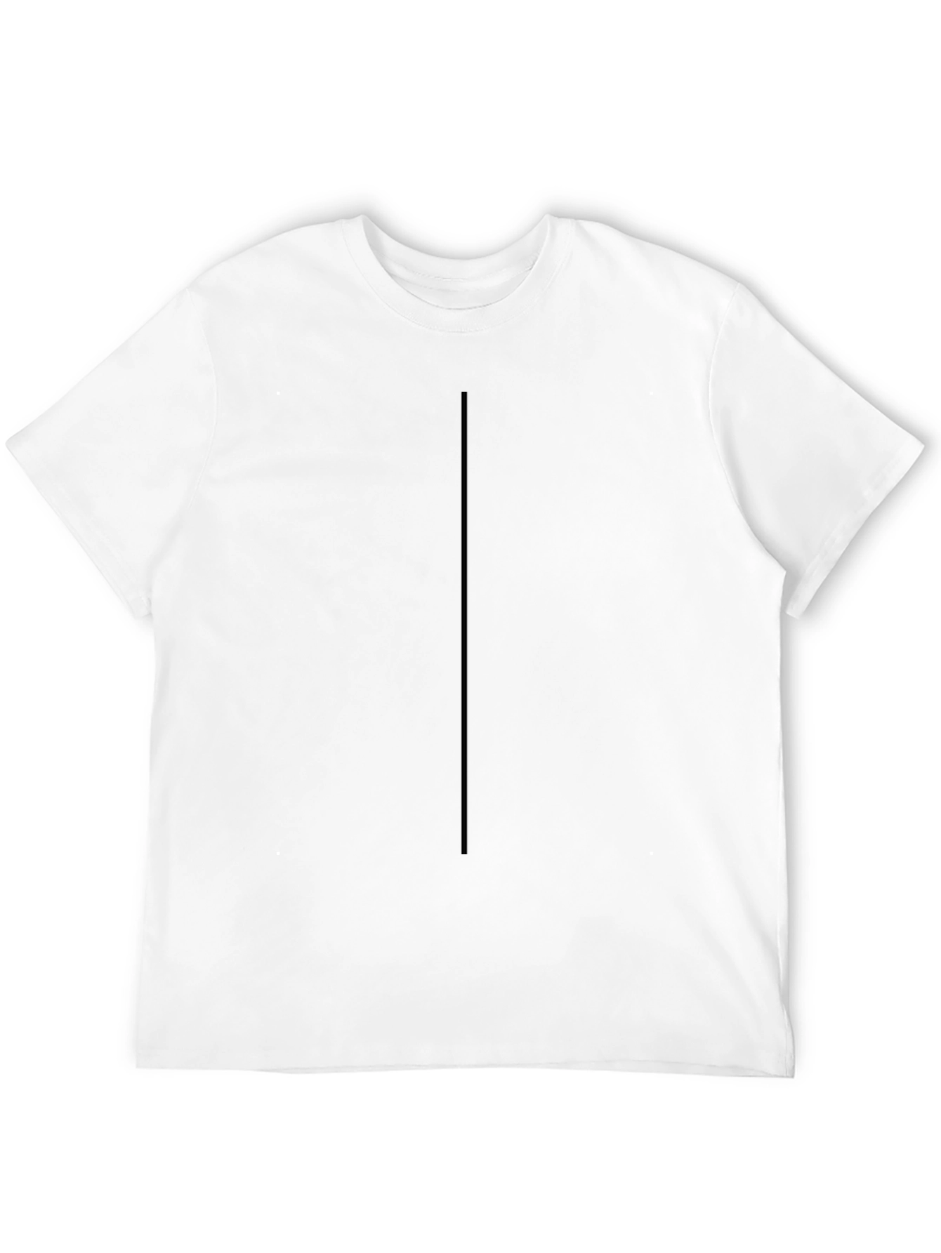 Mens Classic Black Crew Neck T-Shirt