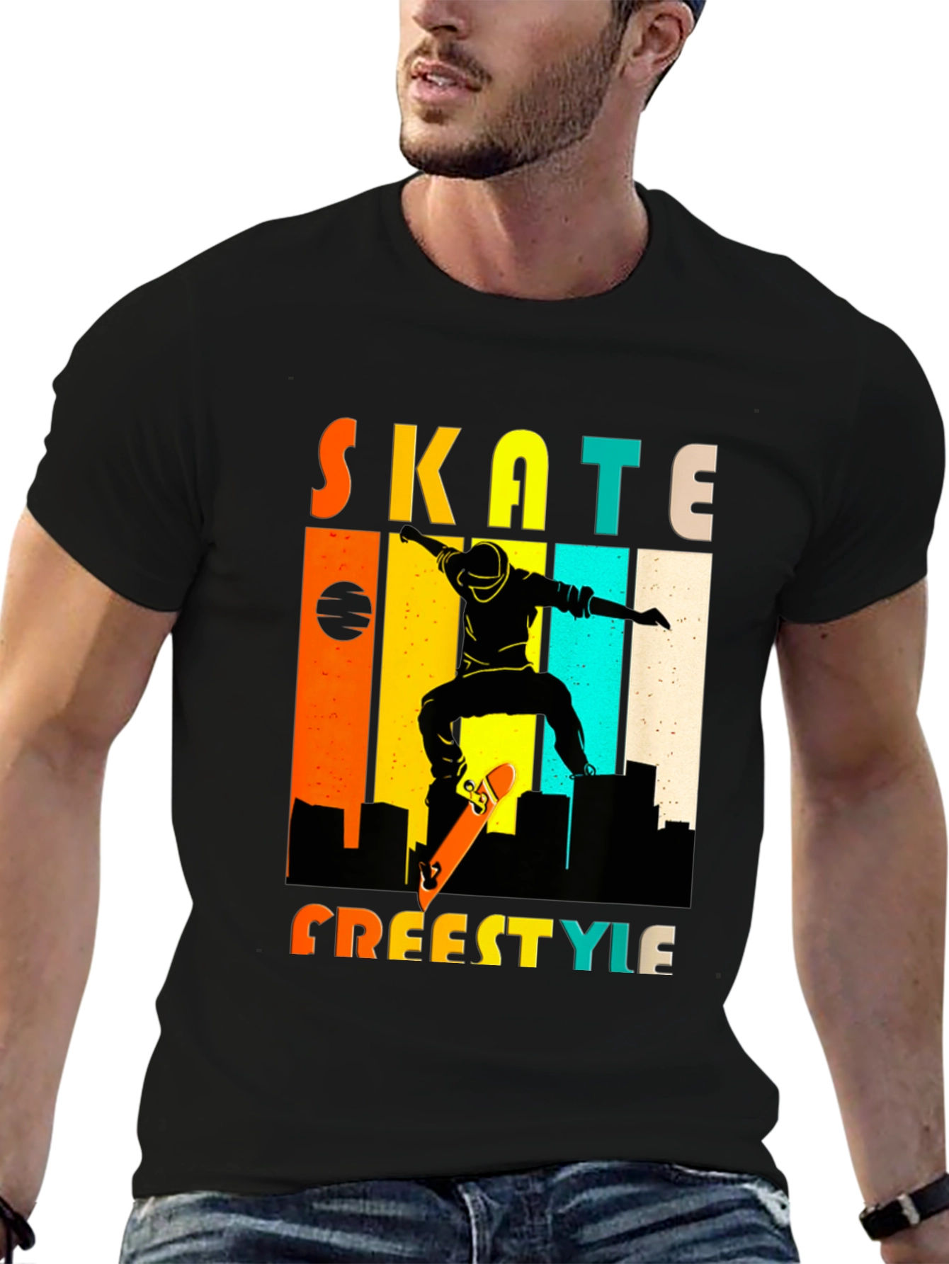 Skate Freestyle Graphic Tee - Urban Style