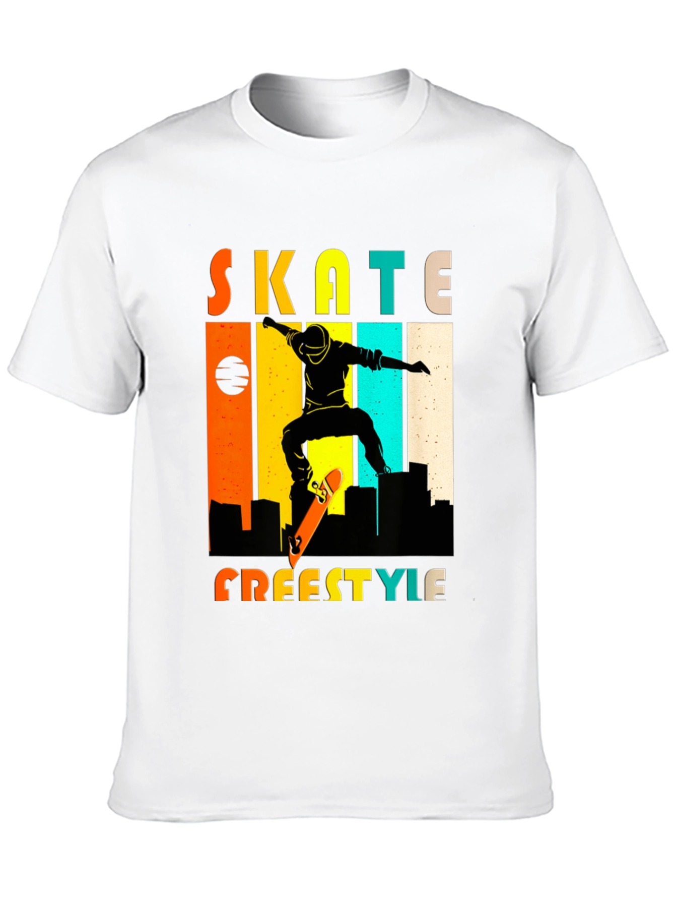 Skate Freestyle Graphic Tee - Urban Style