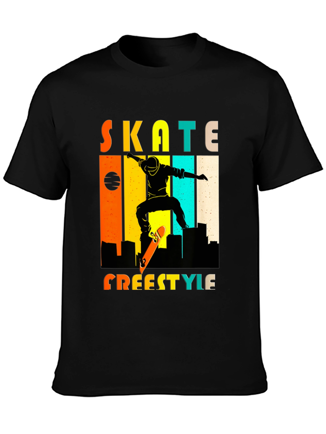 Skate Freestyle Graphic Tee - Urban Style