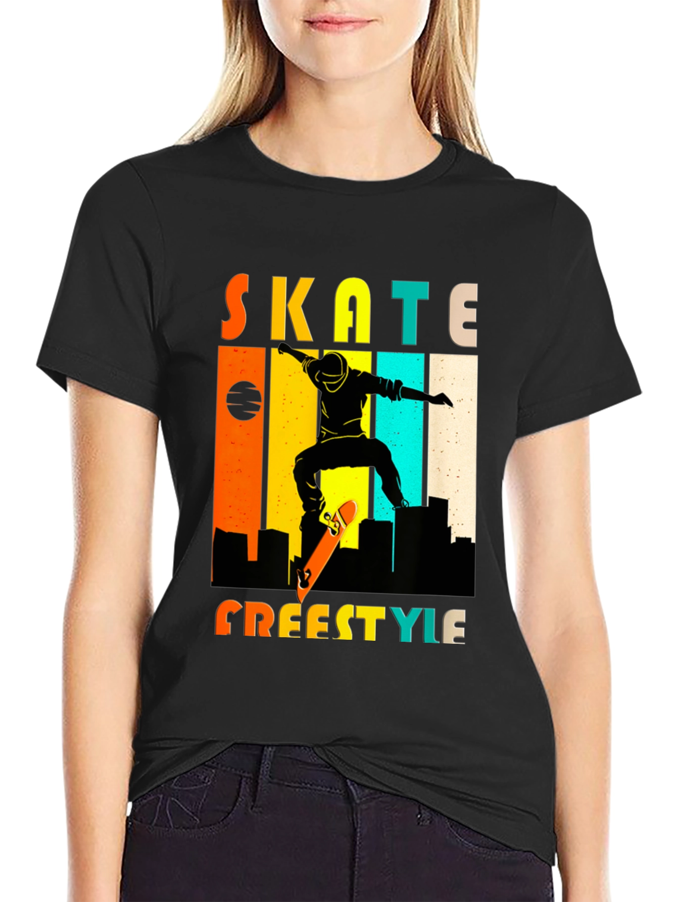 Skate Freestyle Graphic Tee - Urban Style