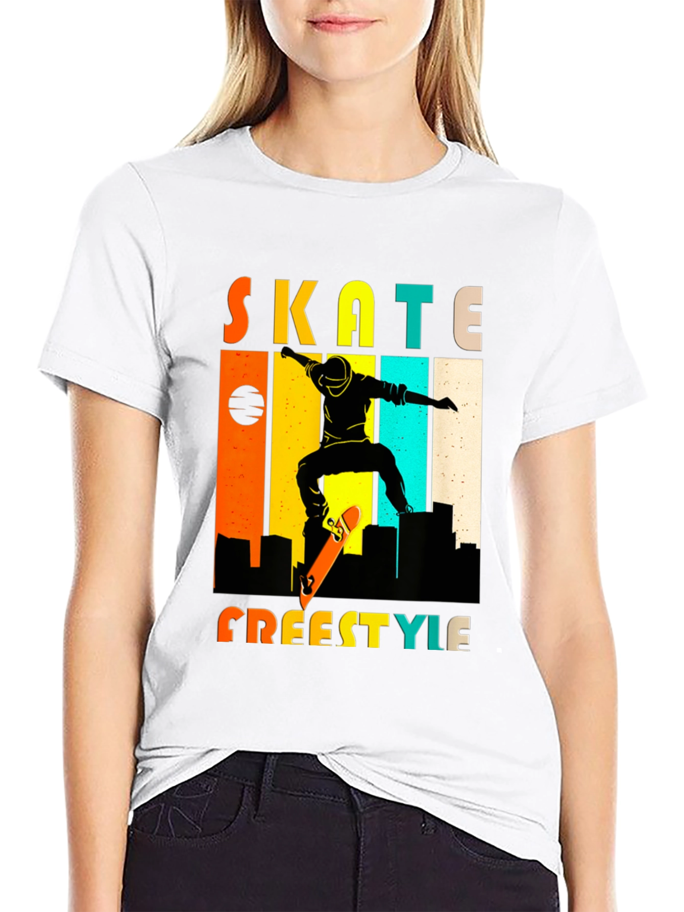 Skate Freestyle Graphic Tee - Urban Style