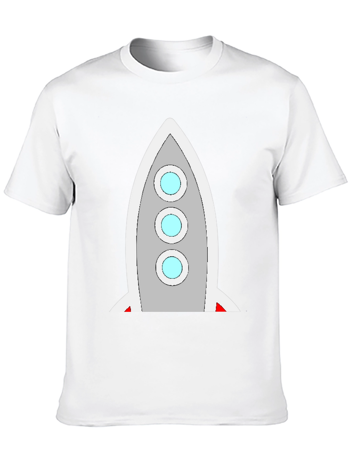 Rocket Graphic Tee - Space Exploration Style!