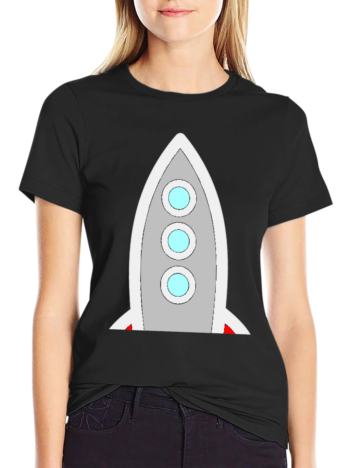 Rocket Graphic Tee - Space Exploration Style!
