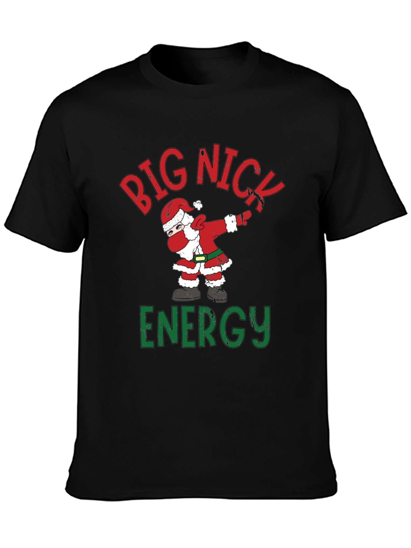 Big Nick Energy Santa Dabbing T-Shirt