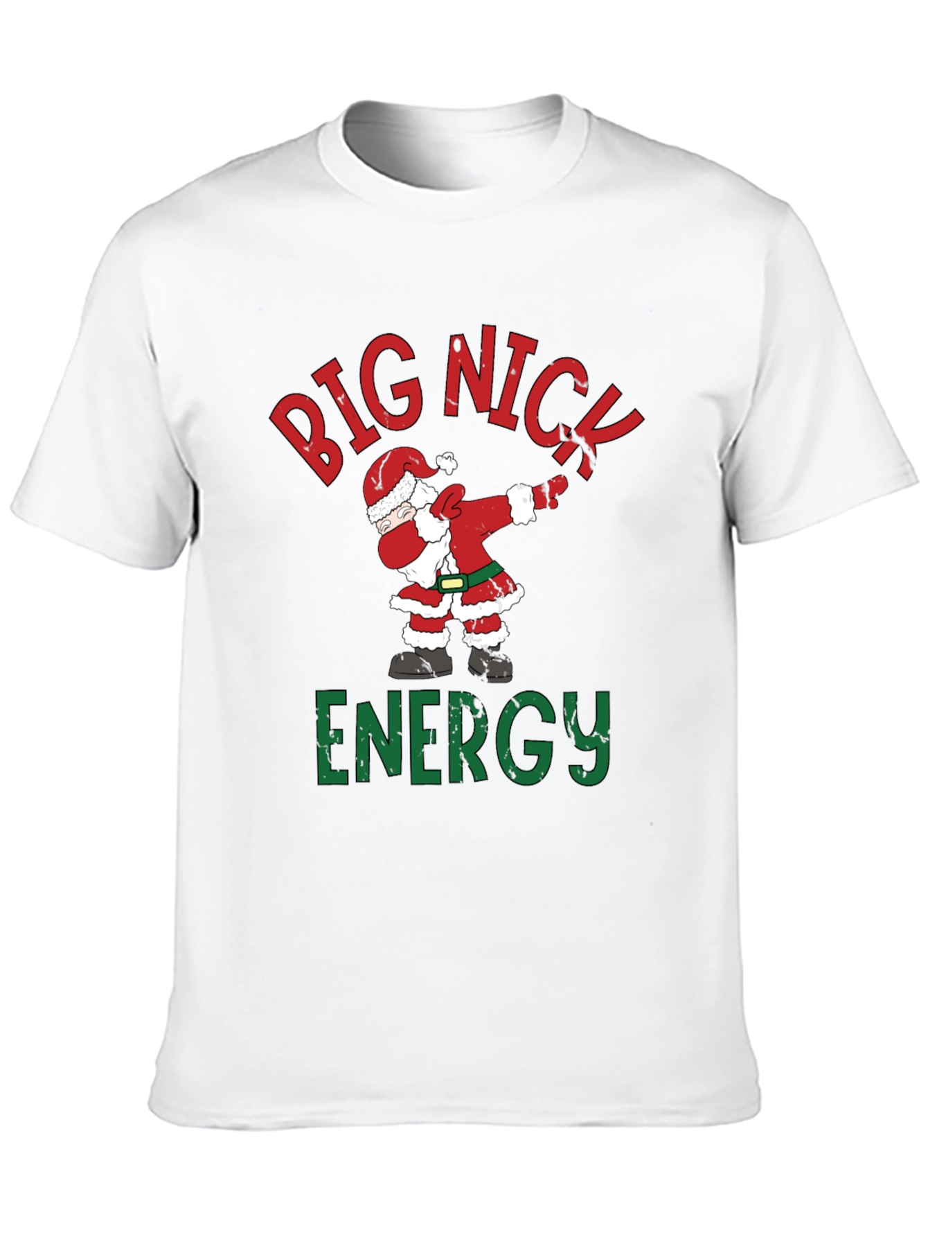 Big Nick Energy Santa Dabbing T-Shirt