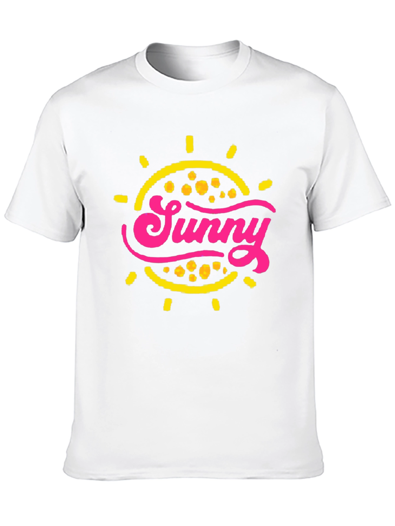 Sunny Graphic T-Shirt - Black Cotton Blend