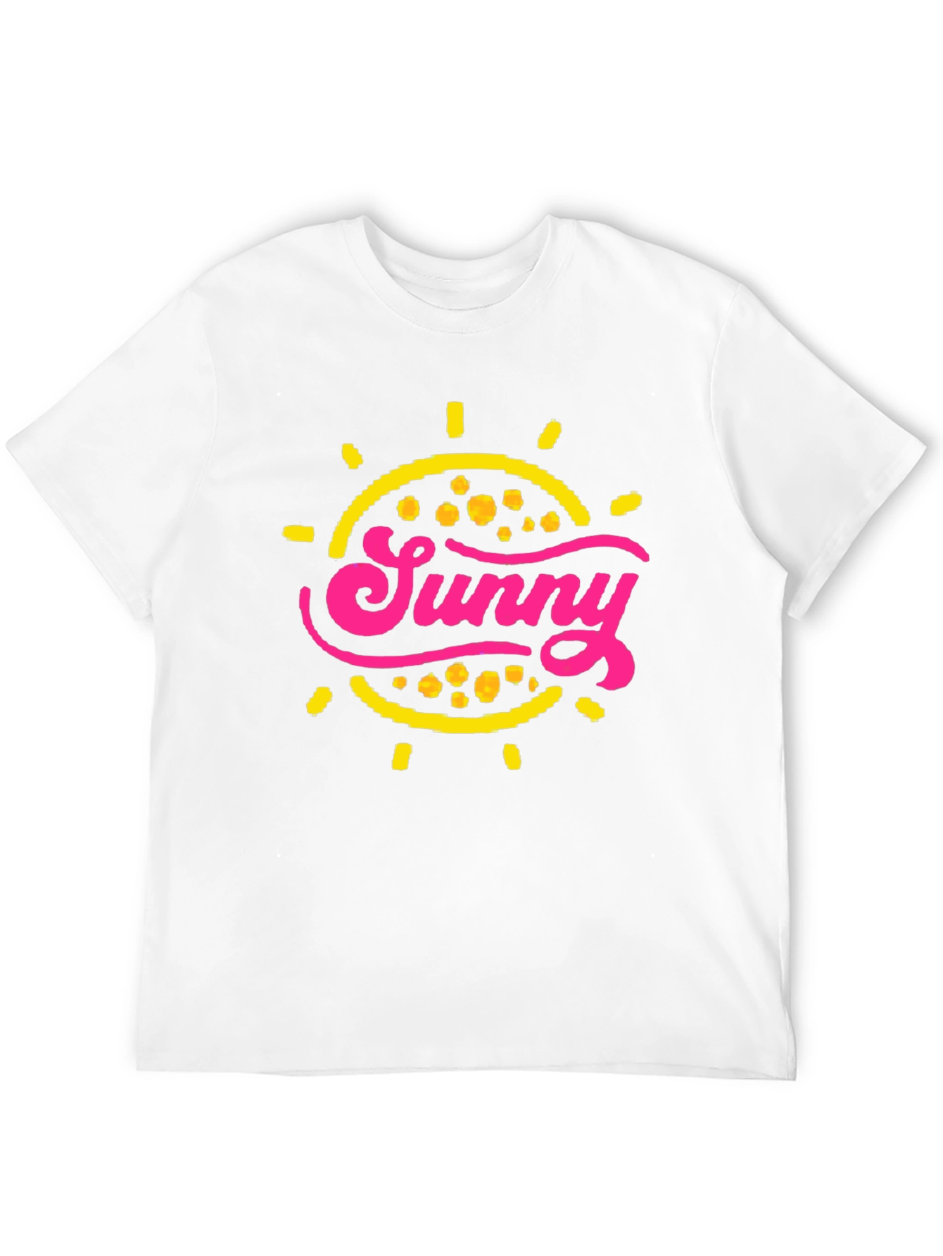 Sunny Graphic T-Shirt - Black Cotton Blend