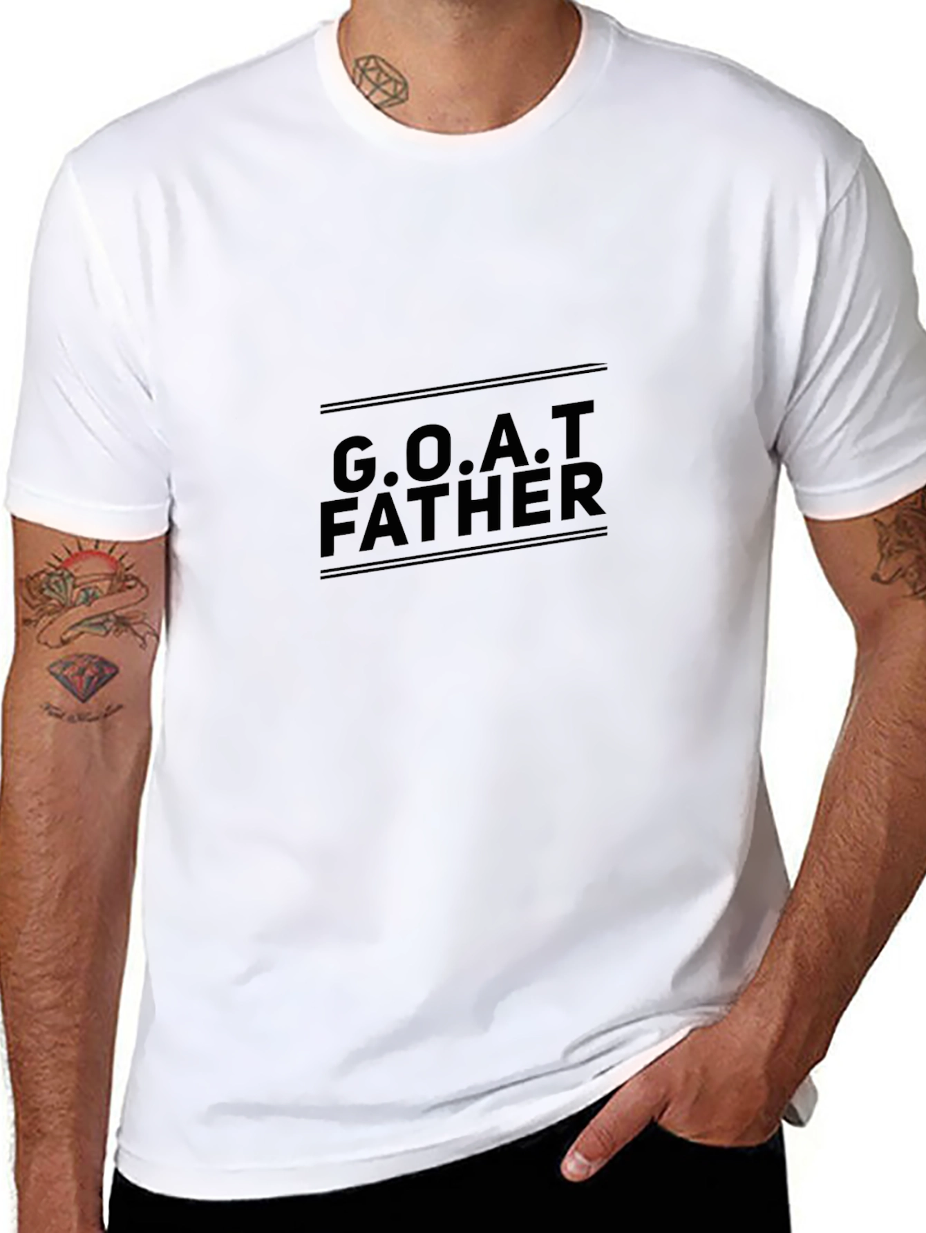 GOAT Father T-Shirt - Greatest Dad Ever!