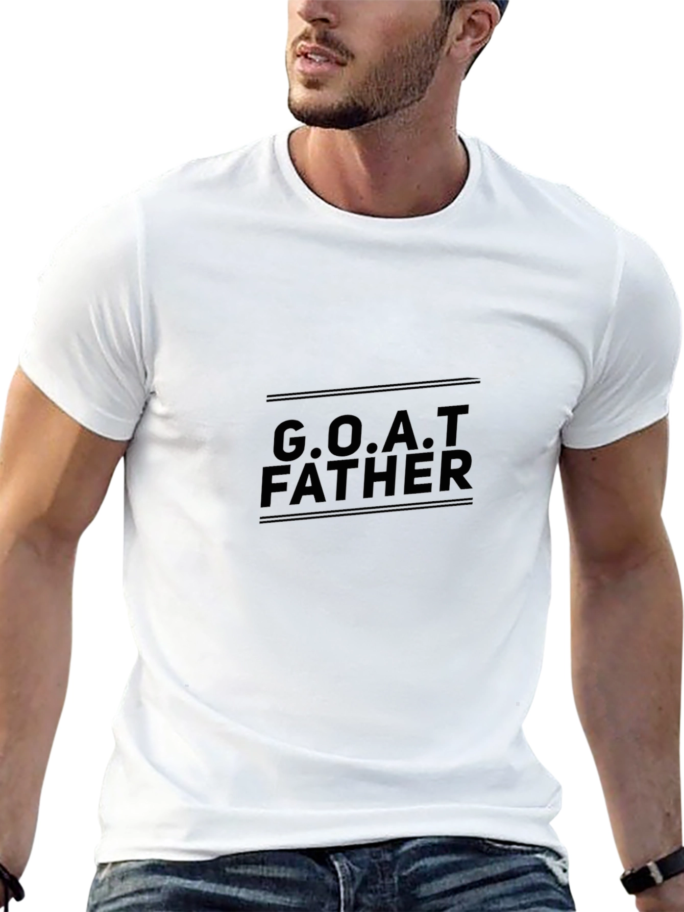 GOAT Father T-Shirt - Greatest Dad Ever!