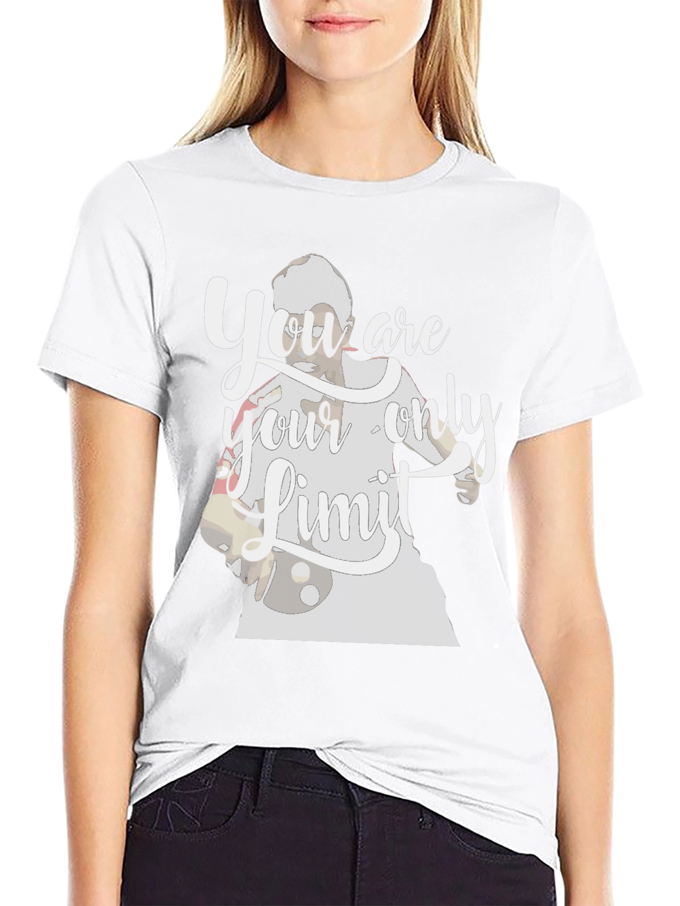 Motivational Your Only Limit Black T-Shirt