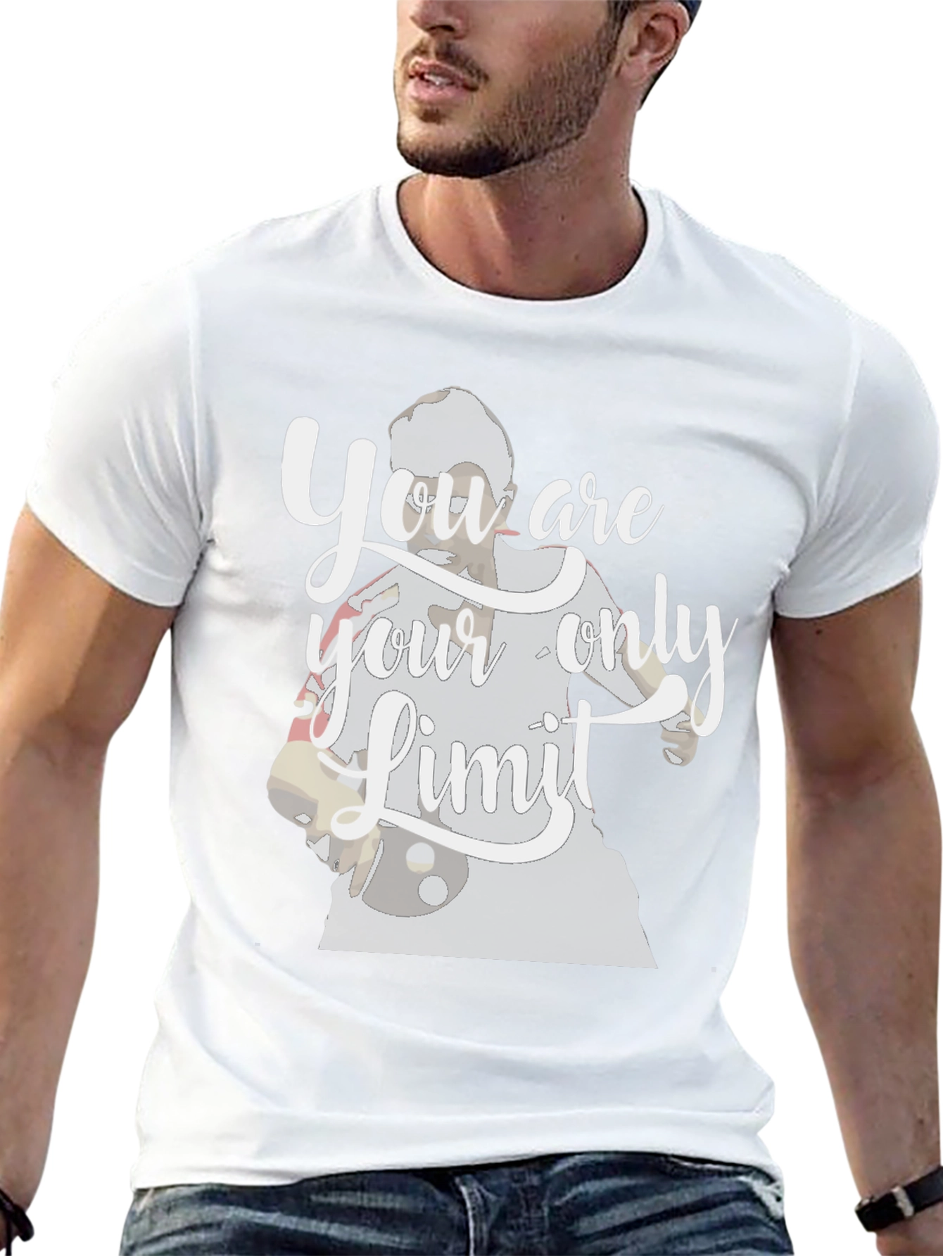 Motivational Your Only Limit Black T-Shirt