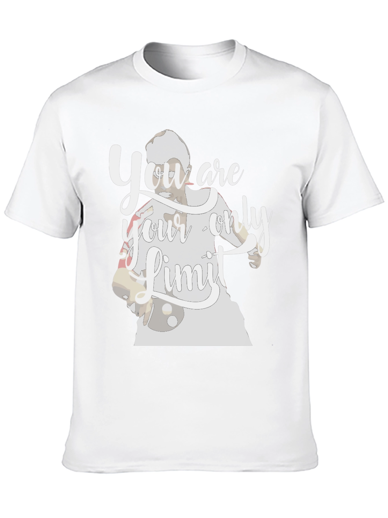 Motivational Your Only Limit Black T-Shirt