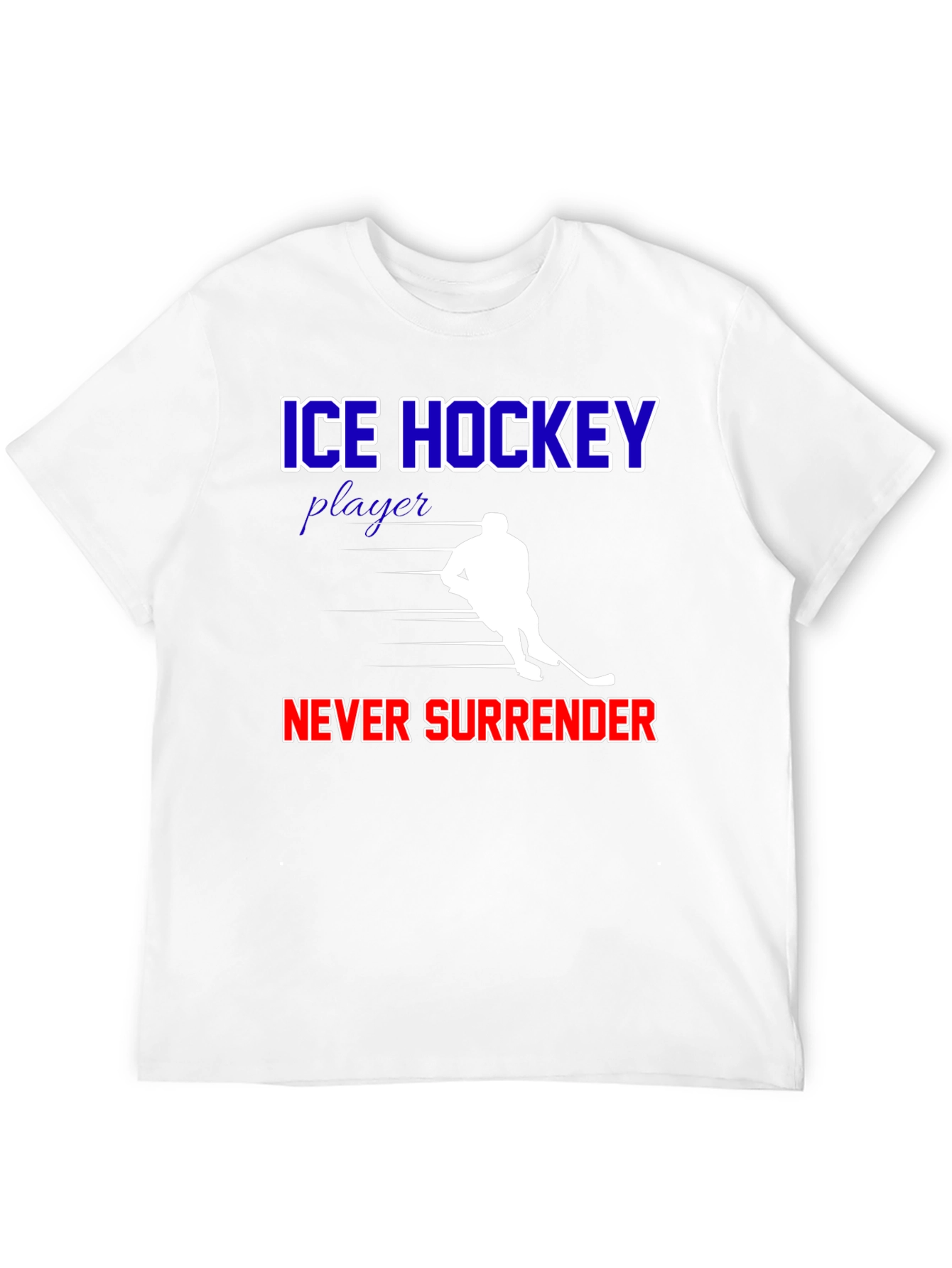 Ice Hockey Never Surrender Graphic T-Shirt
