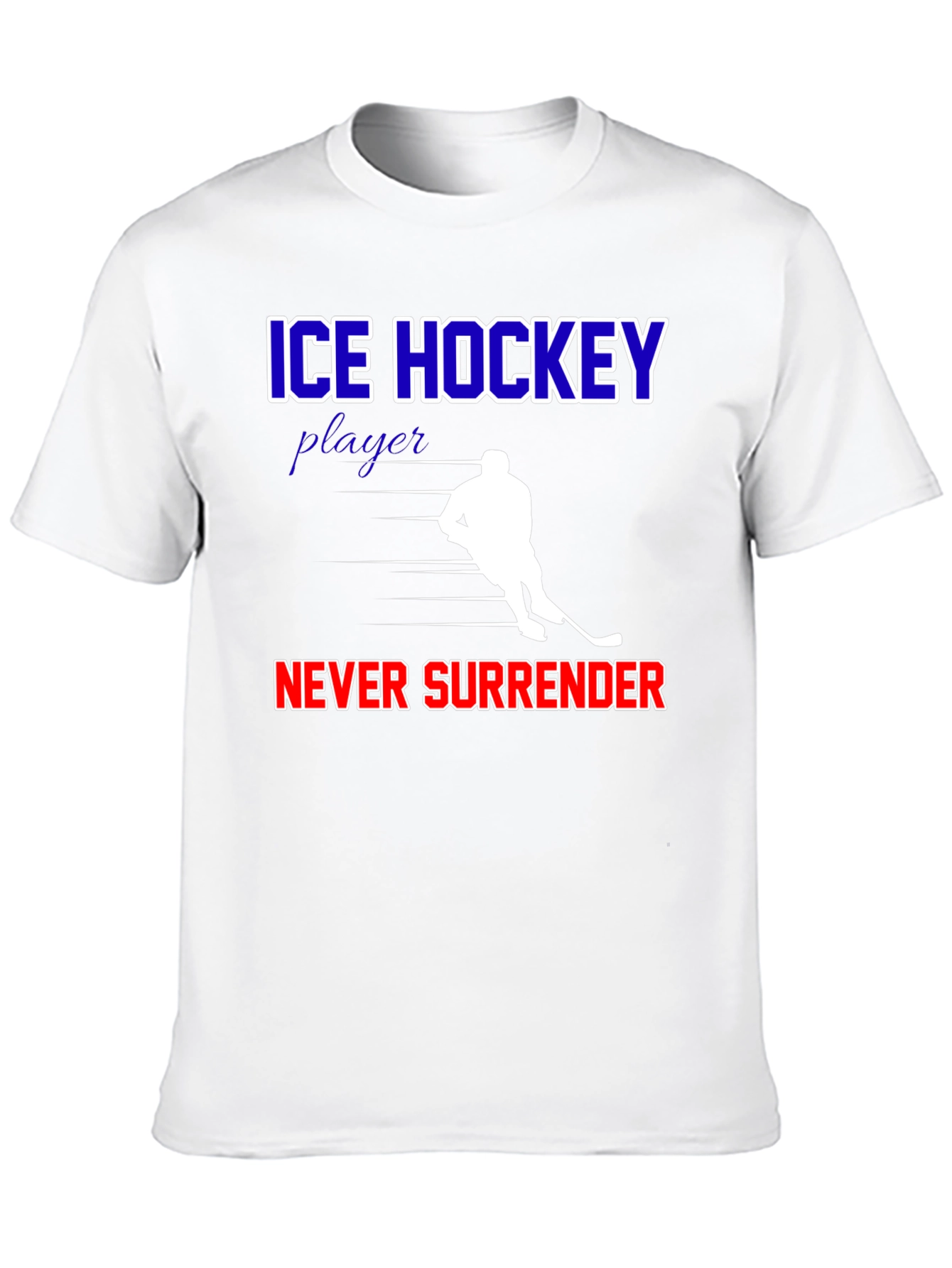 Ice Hockey Never Surrender Graphic T-Shirt